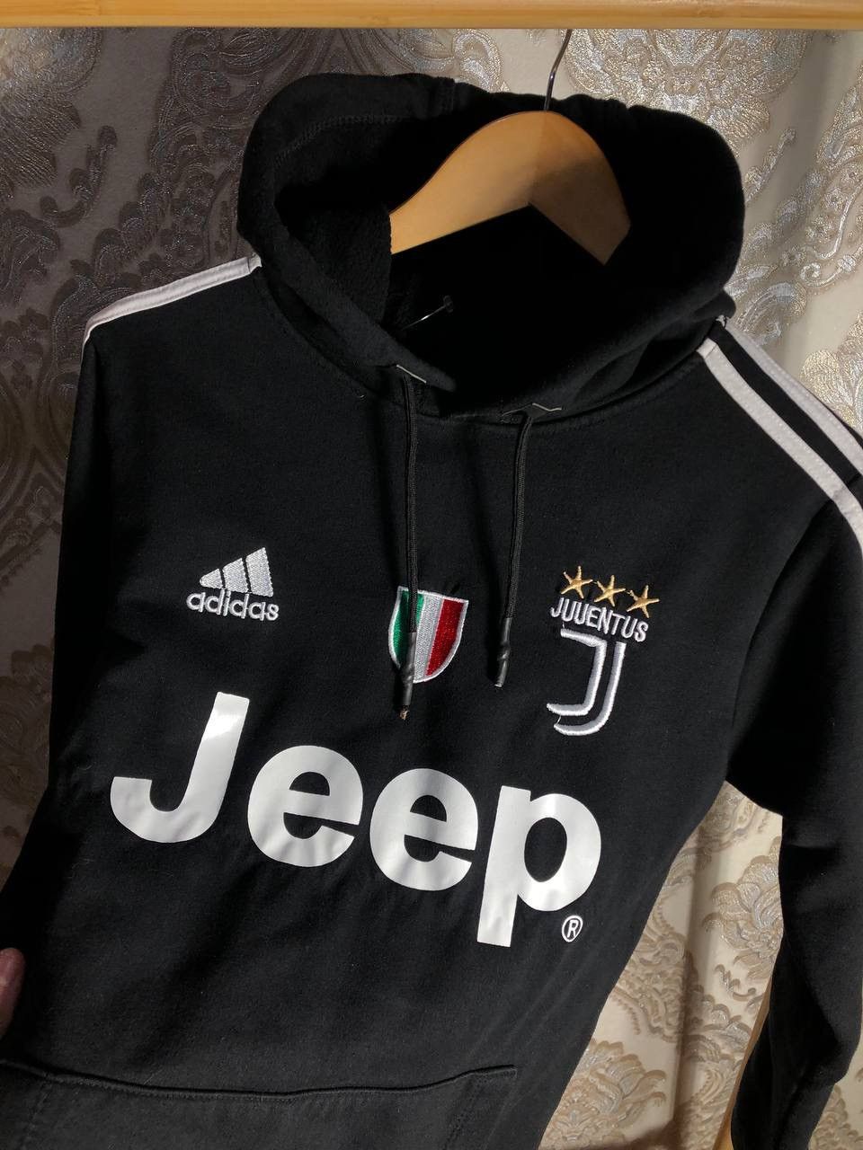 Adidas × Vintage VERY RARE ADIDAS FC JUVENTUS ITALY BLOKECORE SOCCER HOODIE Size US S / EU 44-46 / 1 - 4 Thumbnail