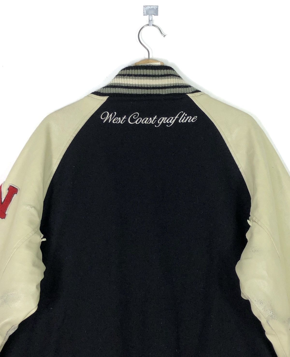 Vintage RARE🔥VINTAGE 1991 DISTRESS CONART WESTCOAST VARSITY JACKET Size US XL / EU 56 / 4 - 18 Thumbnail