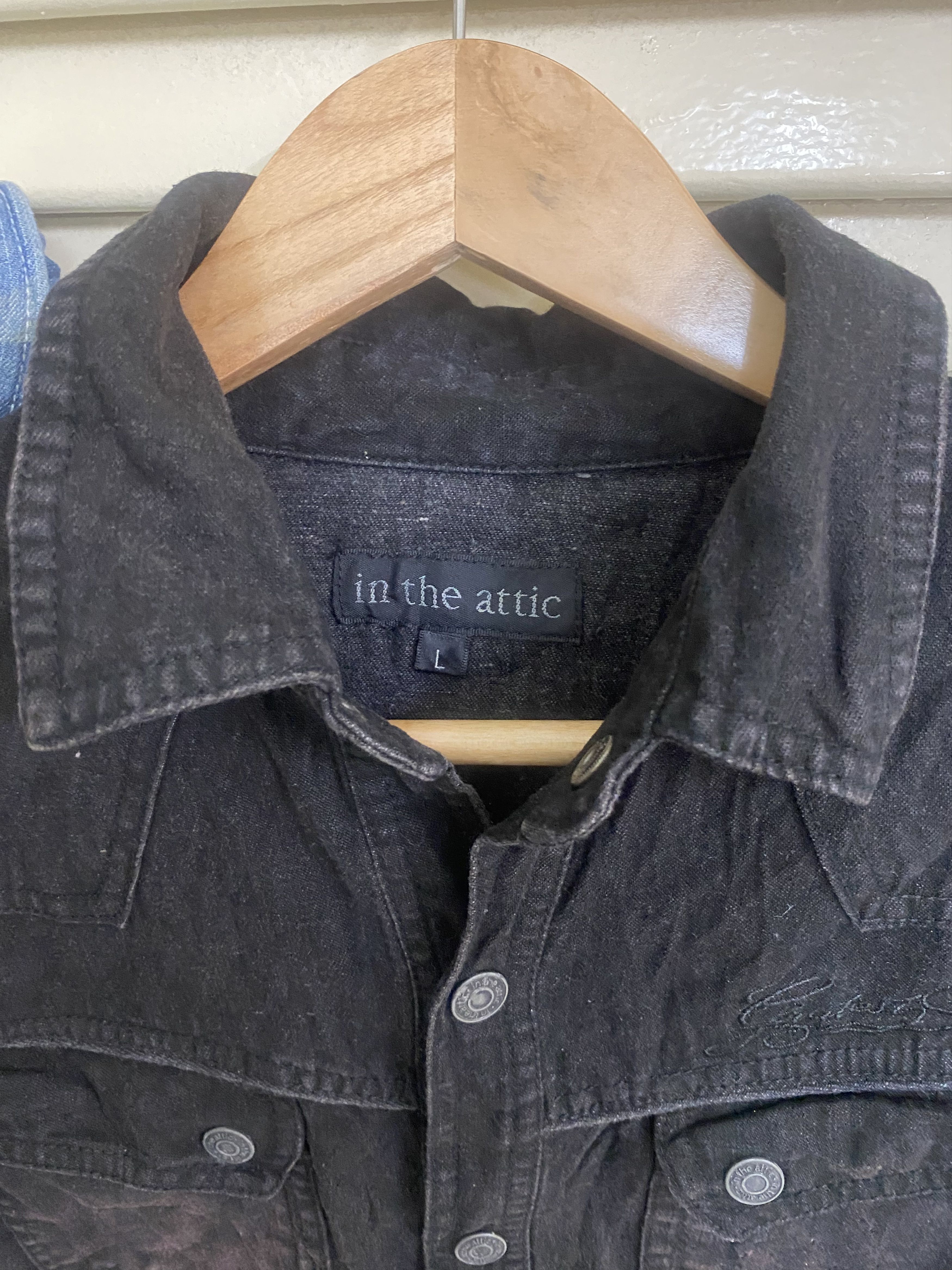 In The Attic Japanese Lots of 3 Denim Shirt Punkers Seditionaries Size US L / EU 52-54 / 3 - 7 Thumbnail