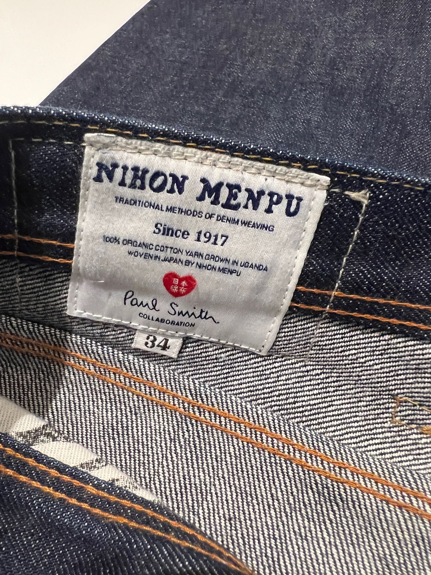 Paul Smith Paul Smith x Nihon Menpu Limited Edition Selvedge Denim Size US 34 / EU 50 - 5 Thumbnail