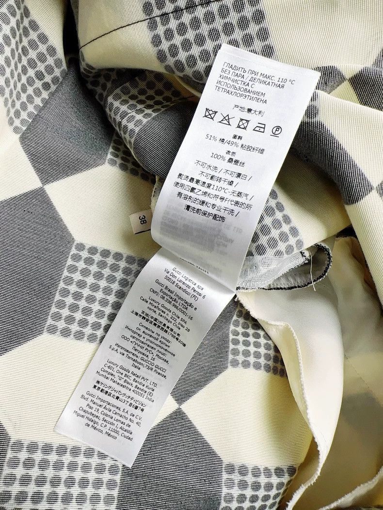 Gucci Gucci Black and White Checkered Dress-2506 Size M / US 6-8 / IT 42-44 - 6 Thumbnail