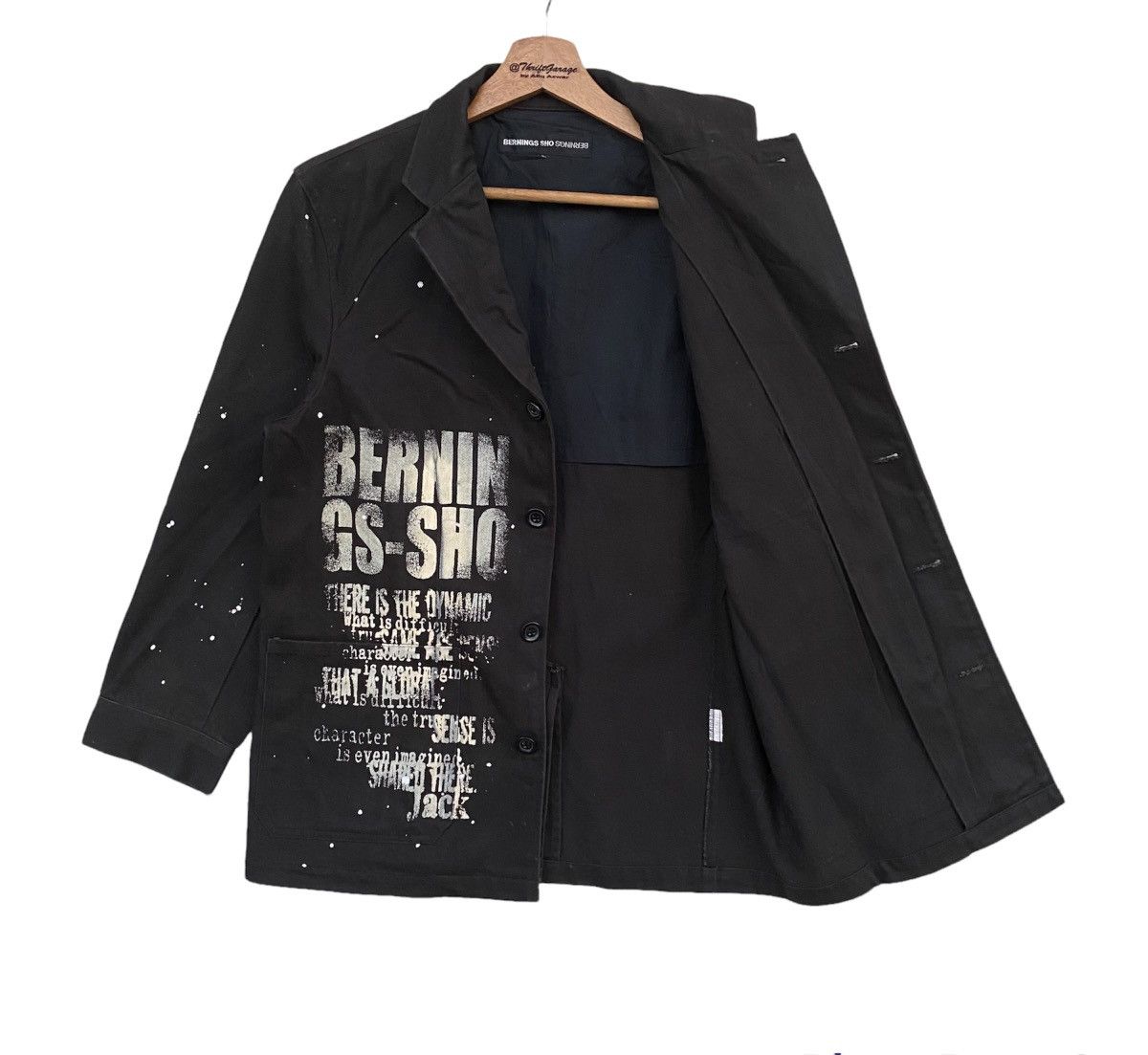 BERNINGS SHO SHO BERNINGS Splash Paint Runway Punk Jacket Dope Design Size US M / EU 48-50 / 2 - 9 Thumbnail