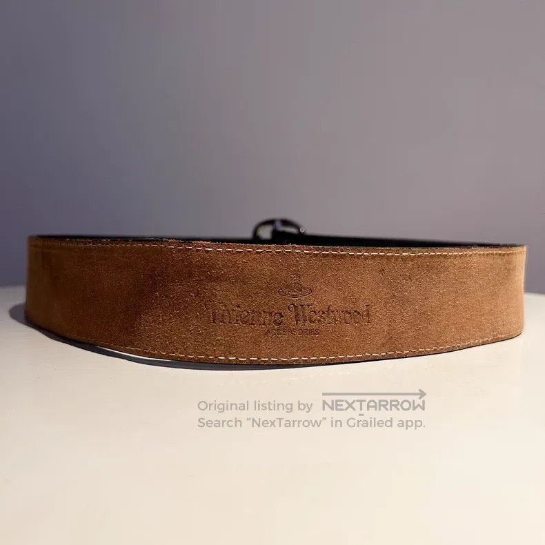 Vivienne Westwood Vivienne Westwood Saturn heart skull leather belt, vintage Size ONE SIZE - 6 Thumbnail