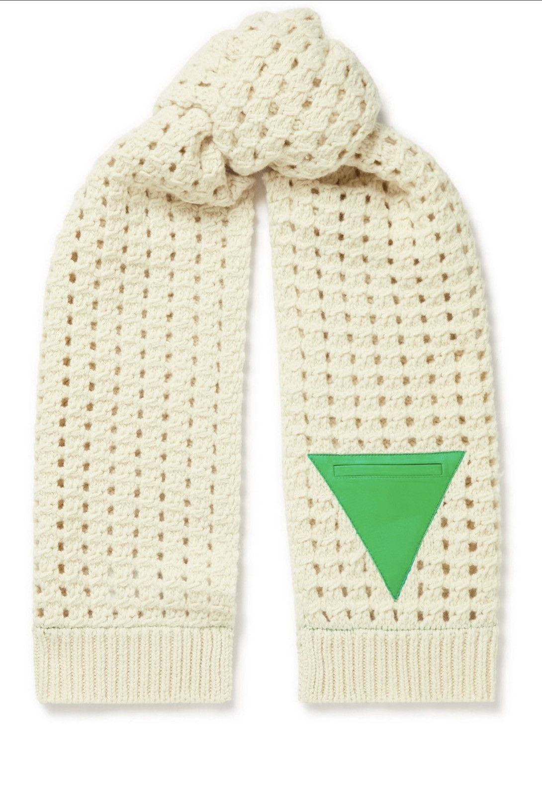 Bottega Veneta Bottega Veneta Knit Scarf with Leather Pocket Size ONE SIZE - 11 Thumbnail