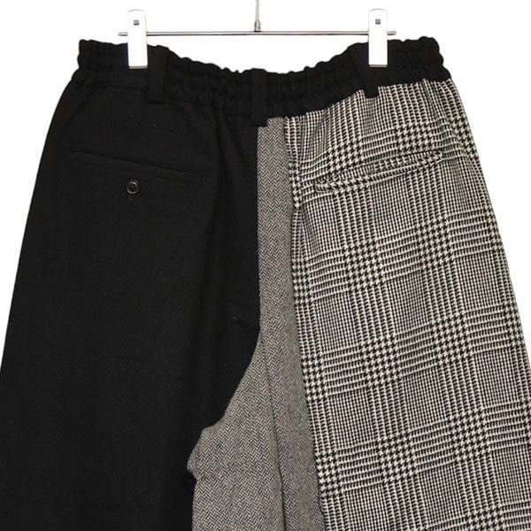 Yohji Yamamoto yohji yamamoto Check switching wide wool pants UB-P42-805 Size US 34 / EU 50 - 5 Thumbnail