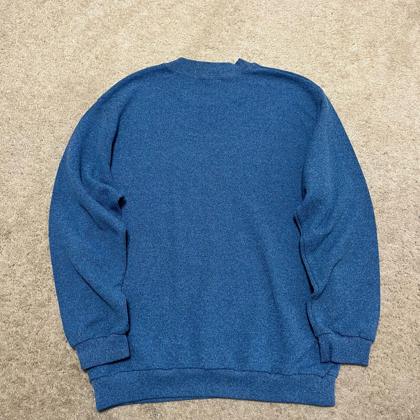 Other Vintage Sundance Zip Detail Blue Crewneck Sweatshirt Large Size L / US 10 / IT 46 - 2 Thumbnail