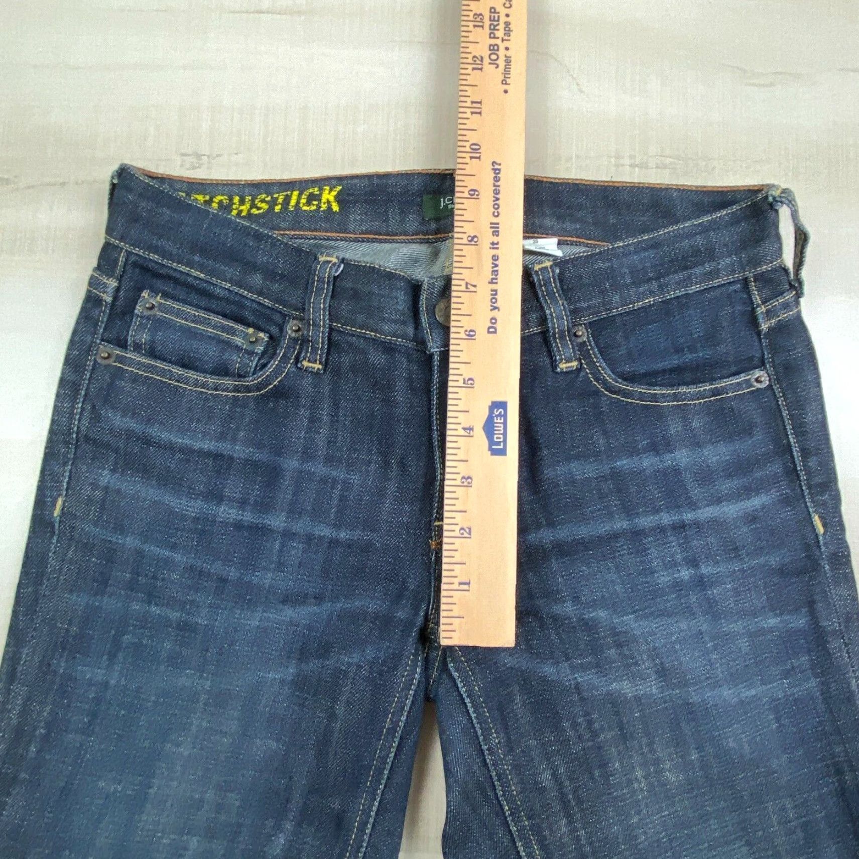 J.Crew J Crew Womens Cropped Jeans 26 Matchstick Dark Wash Denim Crop Low Rise Stretch Size 26" / US 2 / IT 38 - 6 Thumbnail