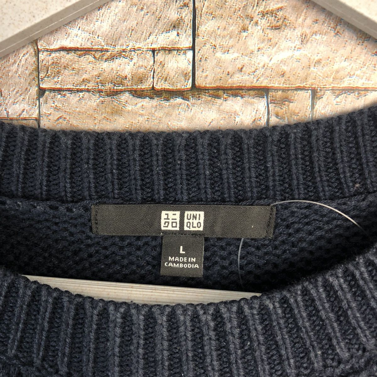 Homespun Knitwear × Uniqlo Uniqlo Dark Blue Knitwear #A888 Size S / US 4 / IT 40 - 9 Thumbnail