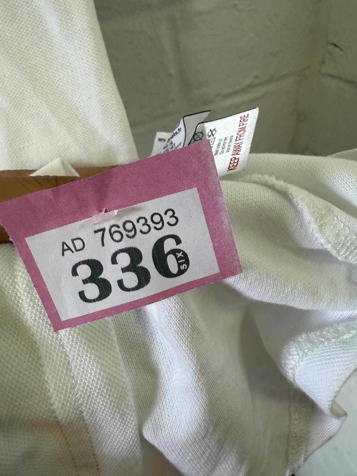 NEXT NEXT White Polo Shirt with Contrast Trim Size US XXS / EU 40 - 3 Thumbnail