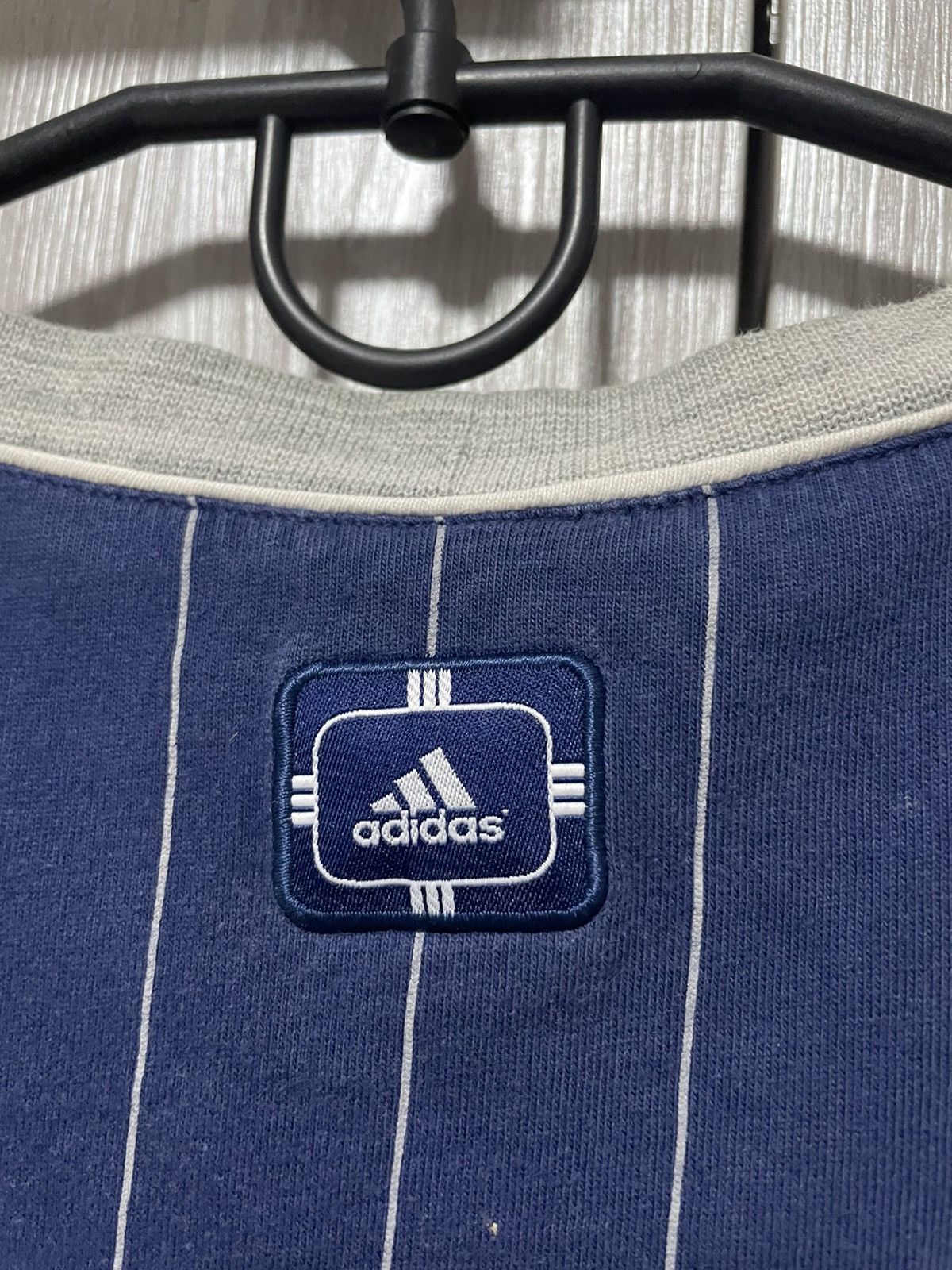 Adidas × MLB × New York Yankees Vintage 90s Adidas New York Yankees Baseball Button Jersey Size US L / EU 52-54 / 3 - 10 Thumbnail