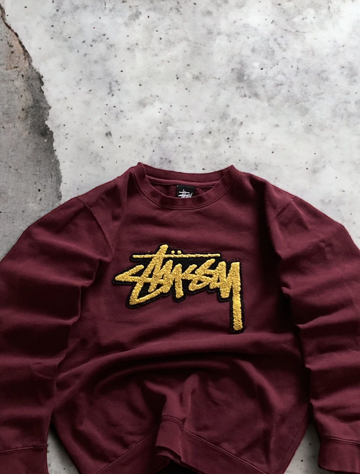 Stussy × Vintage RARE Stussy Big logo crewneck sweatshirt M Vintage y2k Size US M / EU 48-50 / 2 - 2 Thumbnail