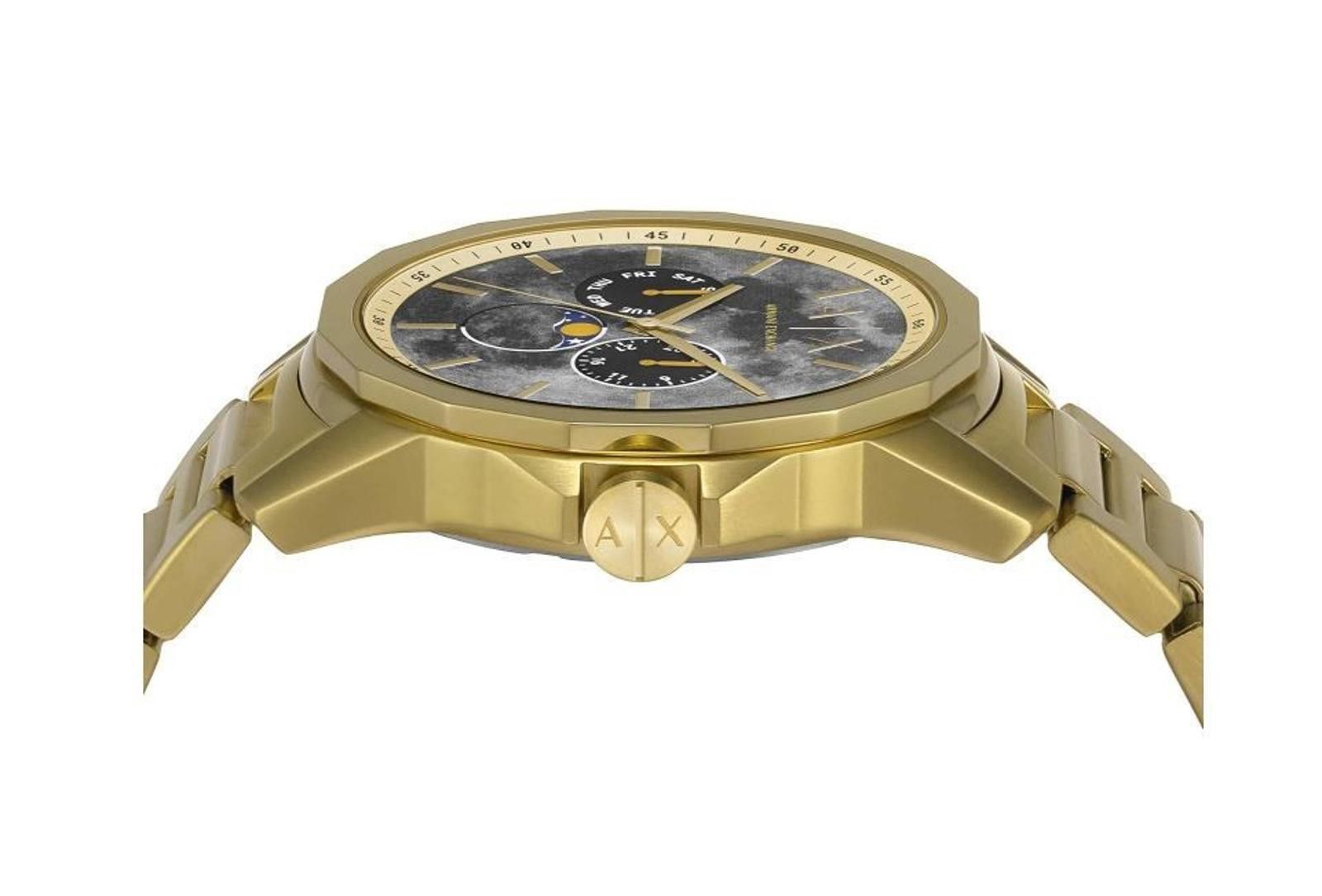 Armani Exchange Armani Exchange AX1737 Men's Watch-Gold-Tone Stainless Steel Size ONE SIZE - 2 Thumbnail