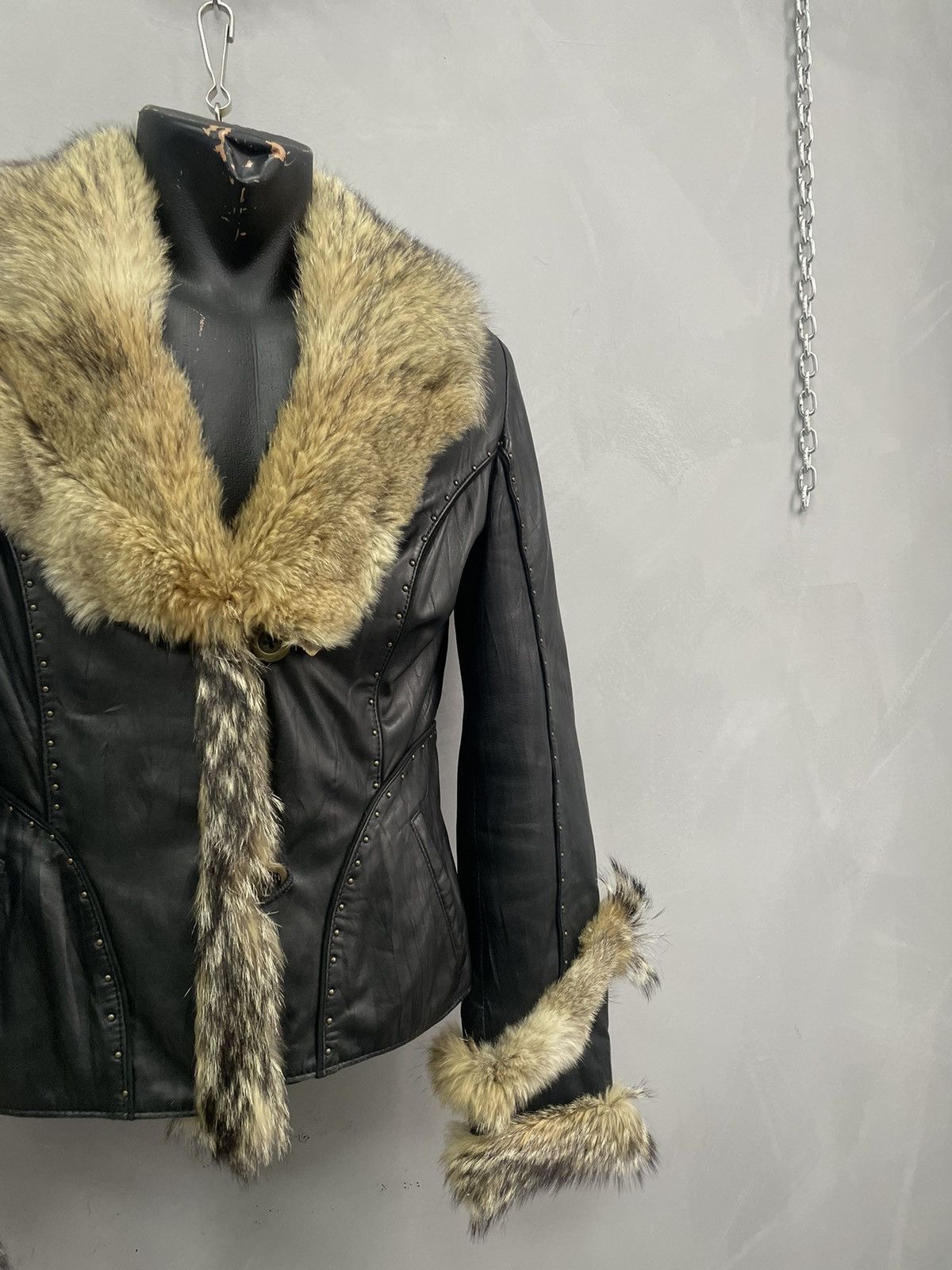Hysteric Glamour Black leather biker jacket vintage y2k hysteric glamour y2k Size M / US 6-8 / IT 42-44 - 3 Thumbnail