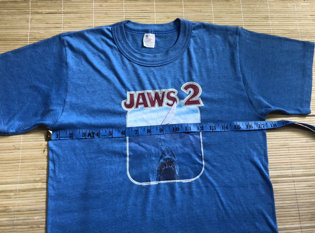 Vintage Vintage 1978 Jaws Movie promo t shirts Size US S / EU 44-46 / 1 - 6 Thumbnail