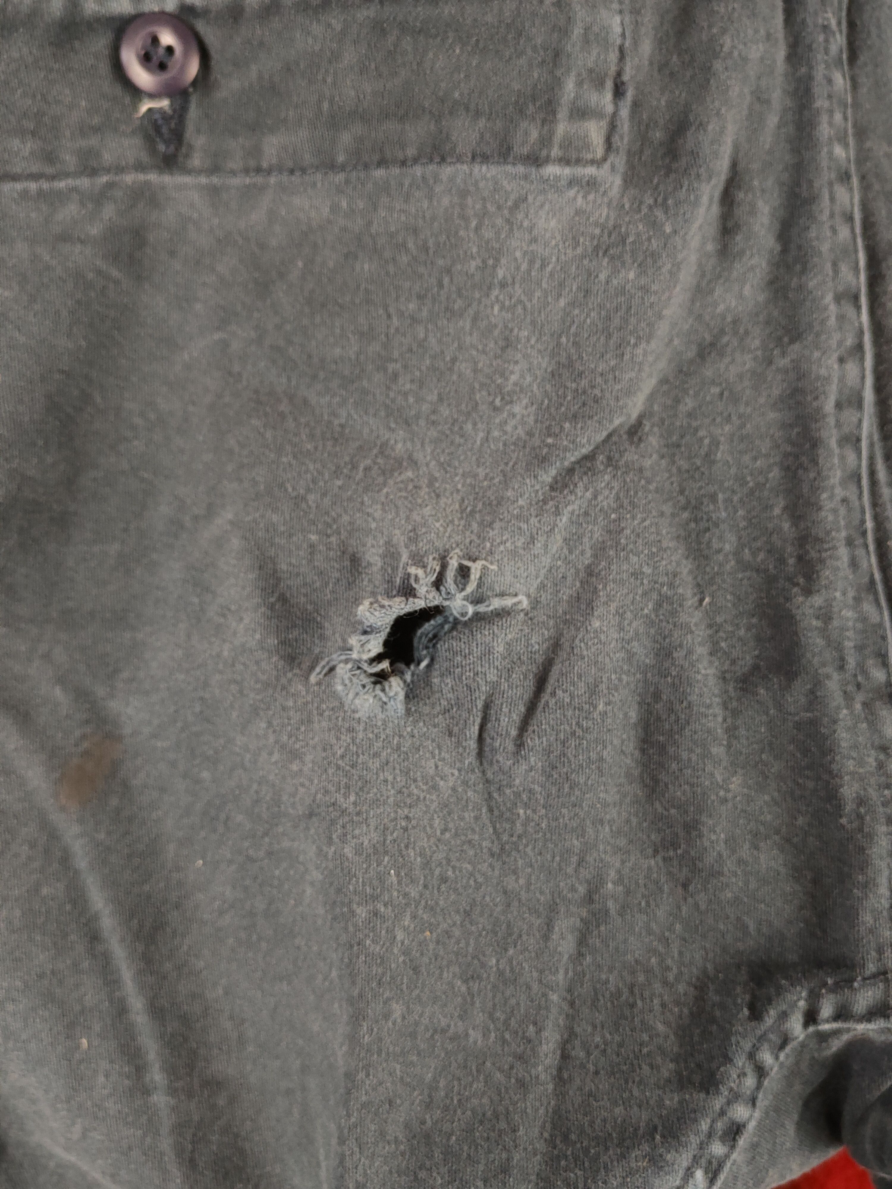 Japanese Brand Gladiator Blue Faded Multipocket Tactical Cargo Pants #S1452 Size US 35 - 8 Thumbnail