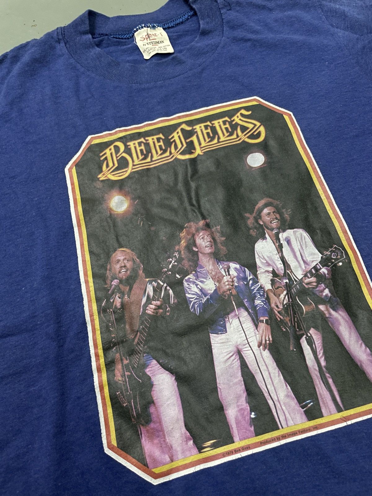Band Tees × Vintage RARE Vintage 70s Bee Gees “IRON-ON” Band Tees Size US XS / EU 42 / 0 - 2 Thumbnail