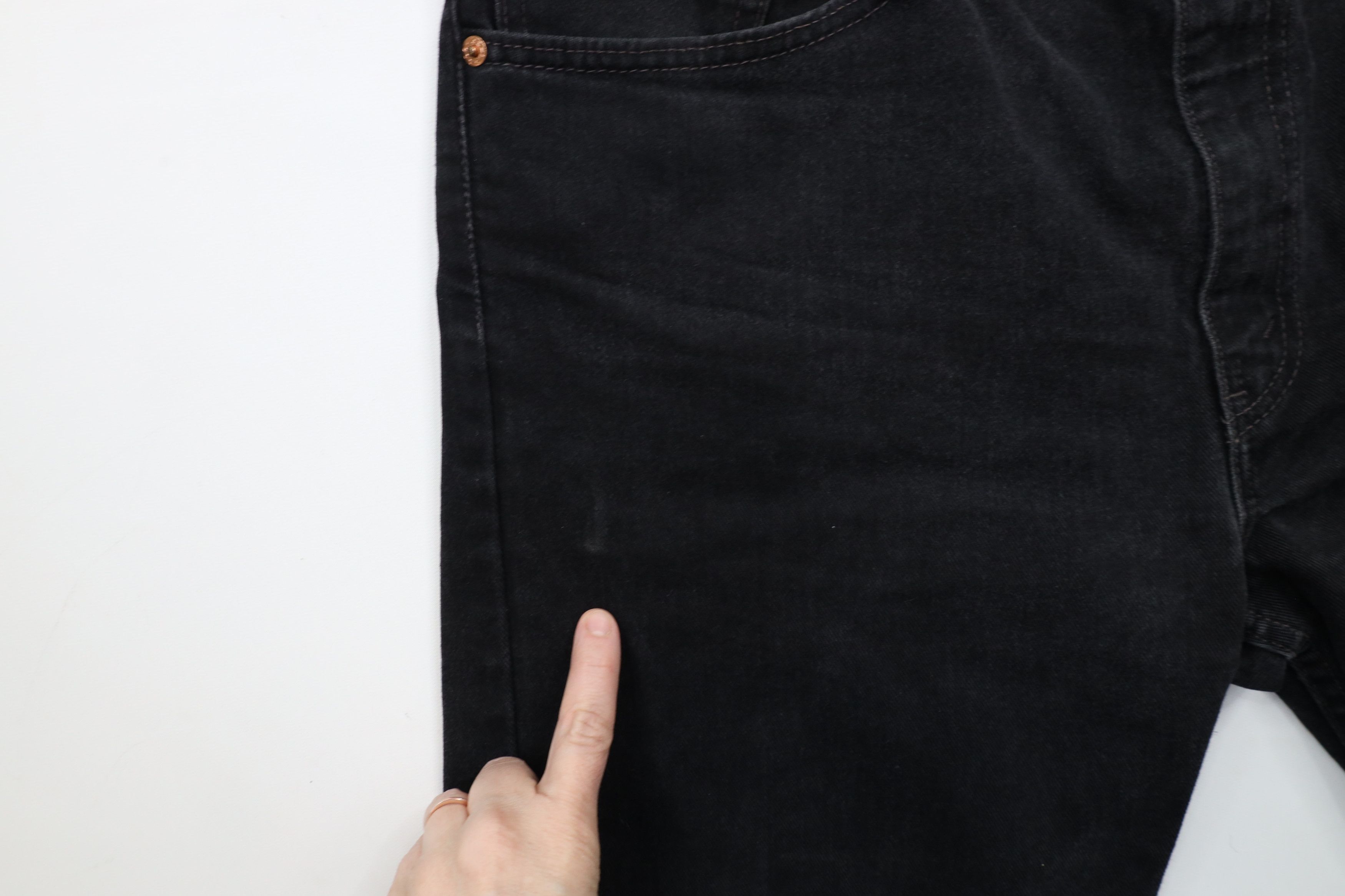 Levi's Vintage Y2K 2000 Levis 505 Regular Fit Denim Jeans Black USA Size US 36 / EU 52 - 5 Thumbnail