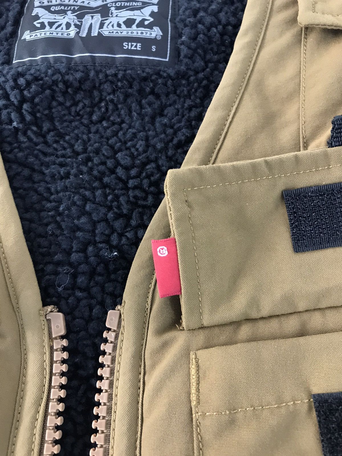 Japanese Brand × Levi's Vintage Vest Levi’s Fleece Inner Distressed Fleece Inner Size US M / EU 48-50 / 2 - 6 Thumbnail