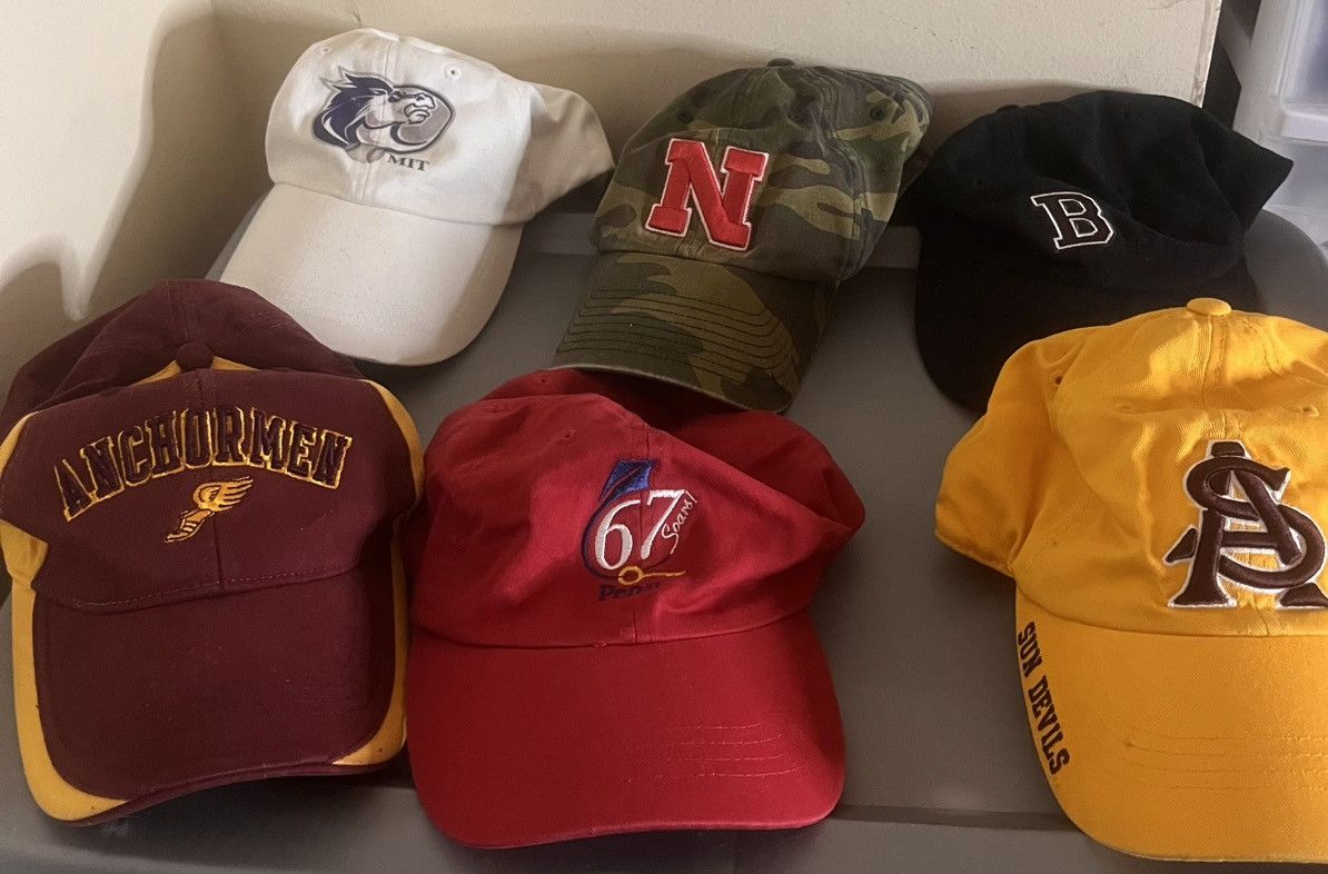 Anvil 6 college hat bundle h1 arizona penn brown ric mit adjustabl Size ONE SIZE - 1 Thumbnail