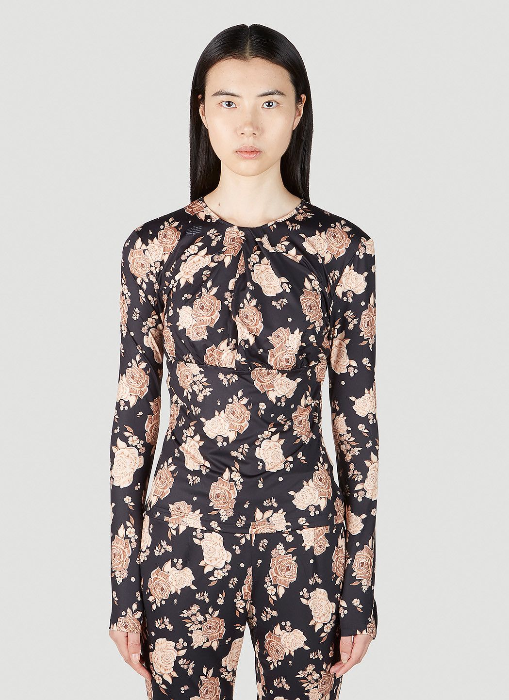 rokh Floral Jersey Top Size M / US 6-8 / IT 42-44 - 1 Thumbnail