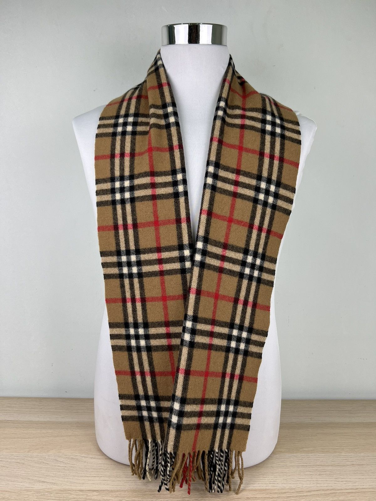 Burberry × Vintage Burberry Scarf / Muffler / Neckwear M052 Size ONE SIZE - 1 Thumbnail