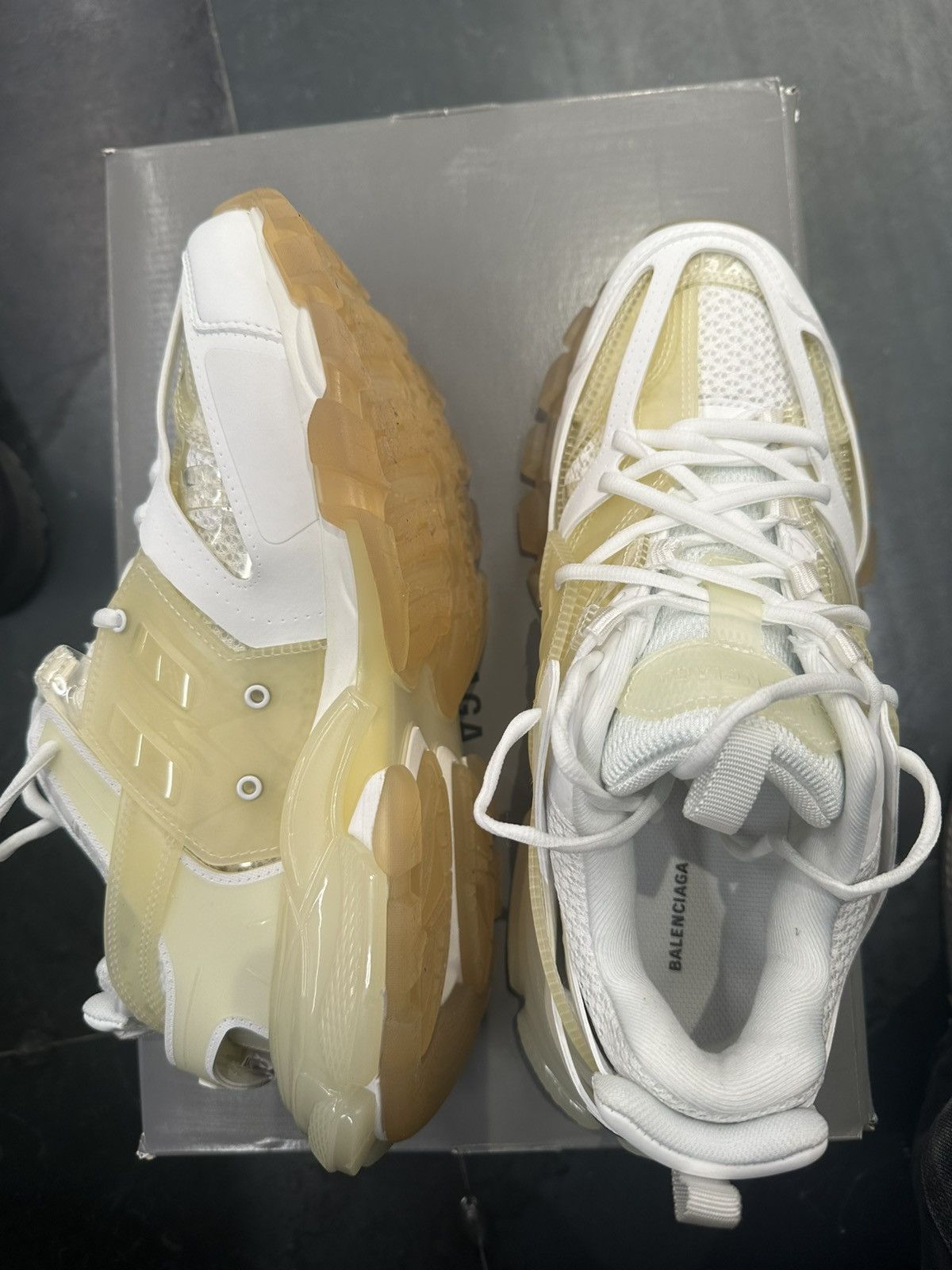 Balenciaga BALENCIAGA TRACK RUNNER 'CLEAR SOLE' Size US 8 / EU 41 - 3 Thumbnail