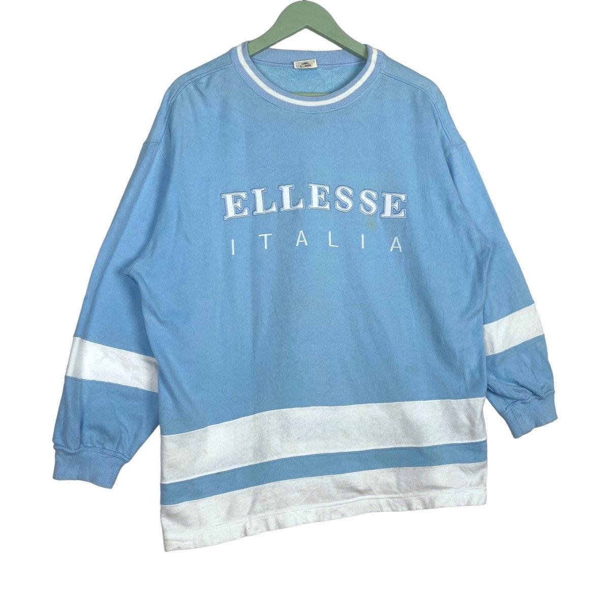 Ellesse Ellesse Sweatshirt Crewneck Pullover Jumper Size L / US 10 / IT 46 - 4 Thumbnail