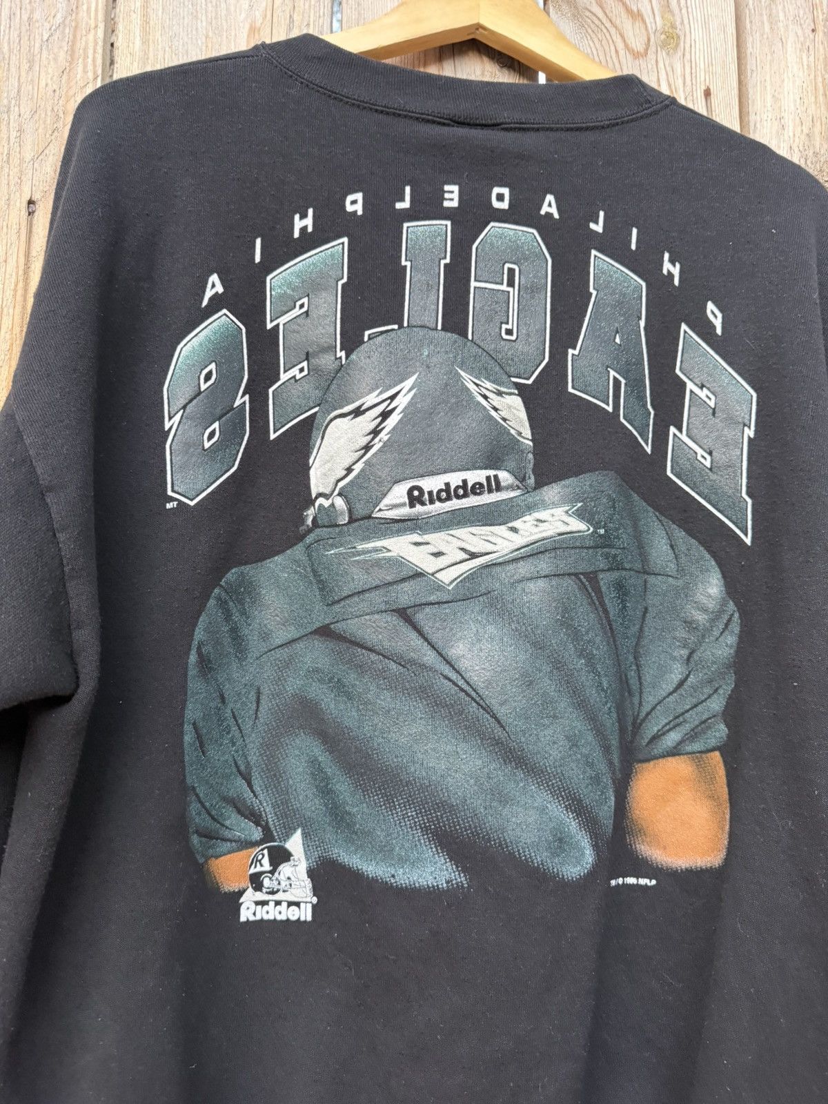 Riddell Vintage 1996 Philadelphia Eagles Riddell NFL Crewneck Large Size US L / EU 52-54 / 3 - 9 Thumbnail