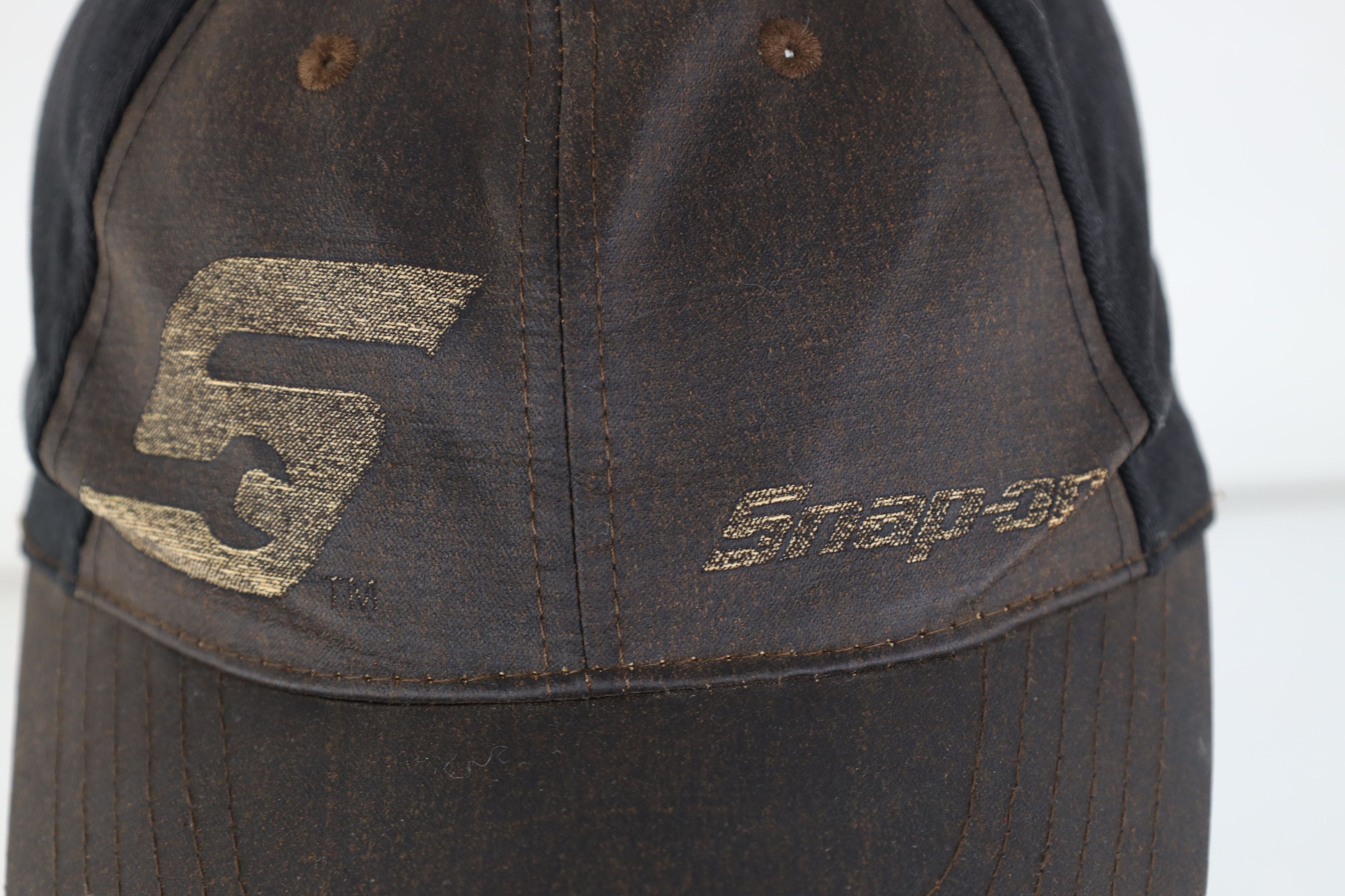 Vintage Vintage 90s Y2K Faded Spell Out Snap On Tools Strapback Hat Size ONE SIZE - 2 Thumbnail