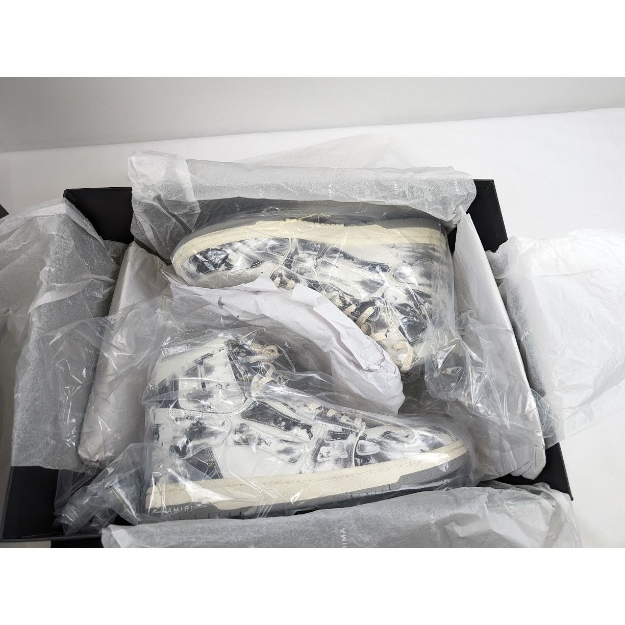 Amiri o1rshd1 Skel High Top Sneakers in Grey Size US 9 / EU 42 - 23 Thumbnail