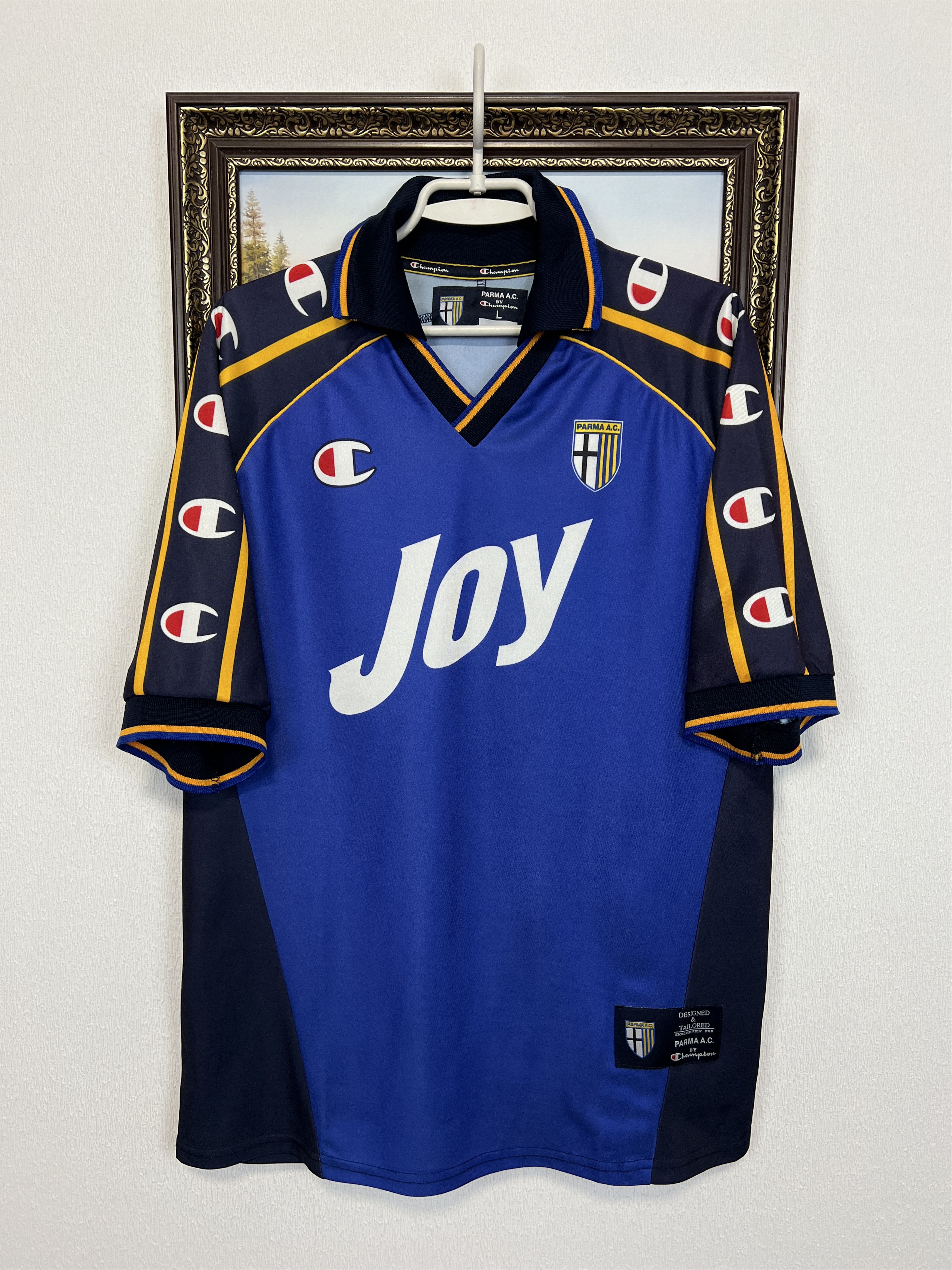 Champion Vintage Parma Football Train Shirt Soccer Maglia Jersey Size US L / EU 52-54 / 3 - 1 Thumbnail