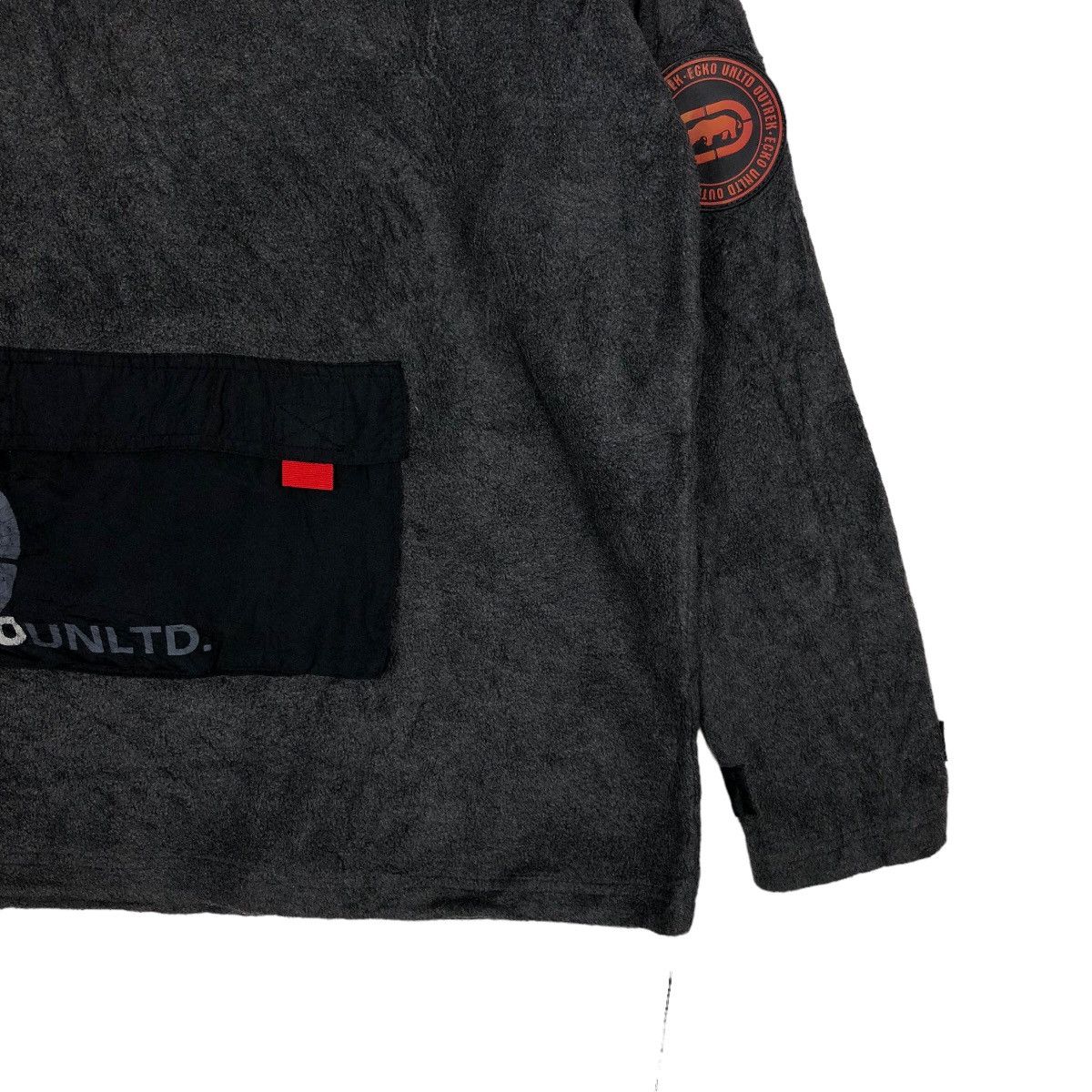 Japanese Brand 🔥90’s Vintage Fleece Jacket Ecko Untld Anorak Big Logo Size US XXL / EU 58 / 5 - 5 Thumbnail