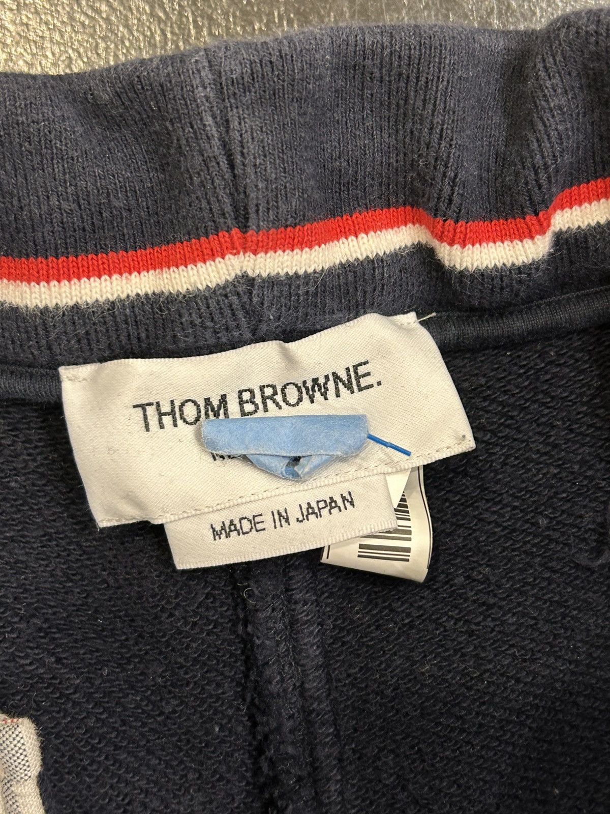Thom Browne Thom Browne 4 Bar Sweat Shorts - Navy Size US 34 / EU 50 - 3 Thumbnail