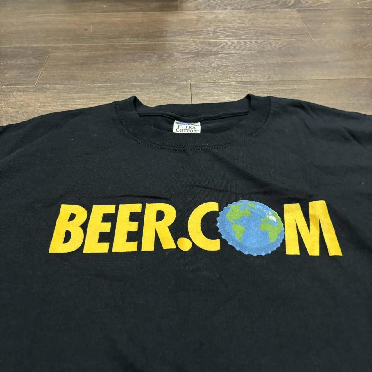 Designer Vintage Beer.com T Shirt 00s XL Size US XL / EU 56 / 4 - 1 Thumbnail
