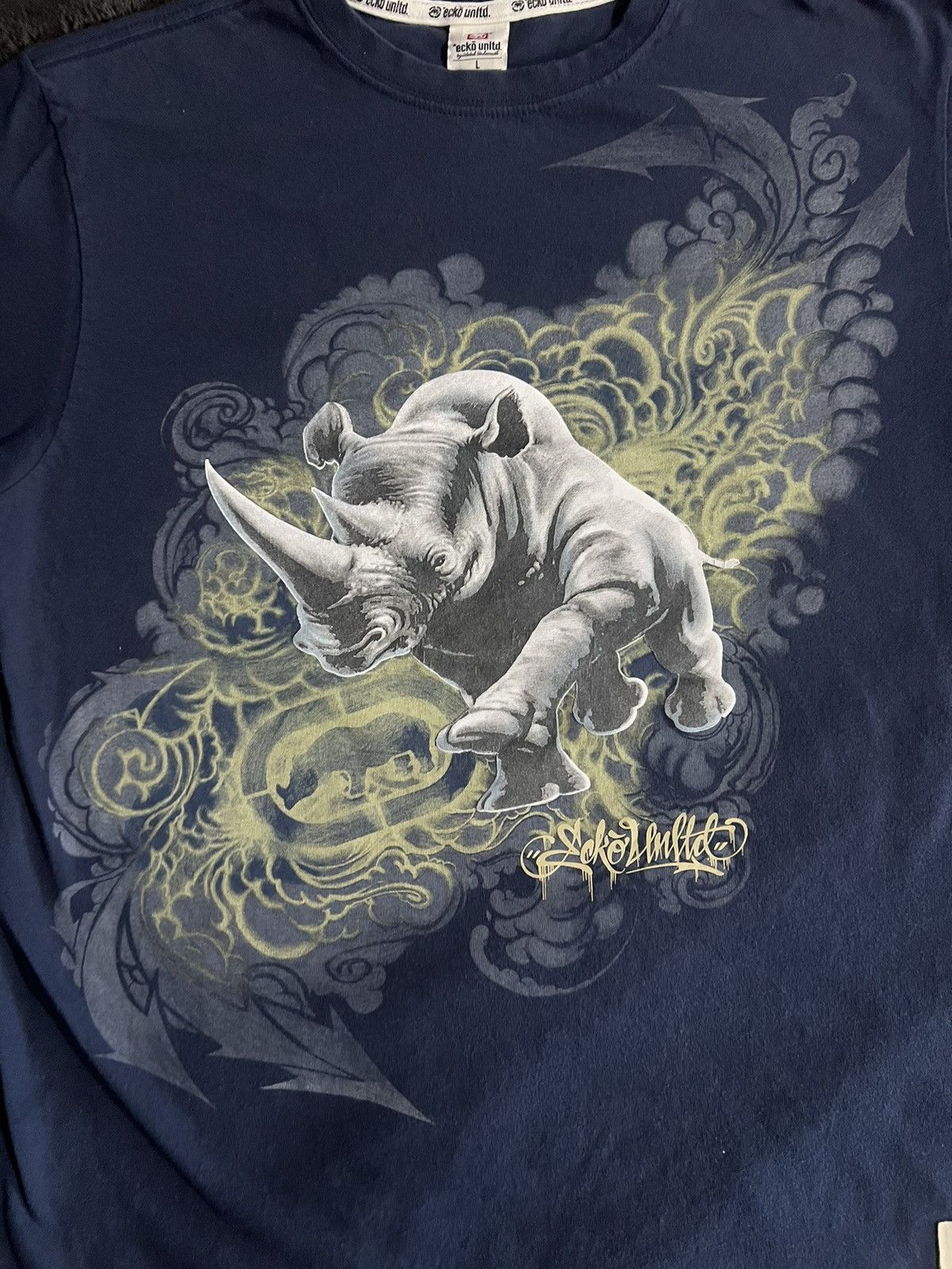 Ecko Unltd. Vintage Ecko Rhino Graphic T-Shirt Size US L / EU 52-54 / 3 - 2 Thumbnail