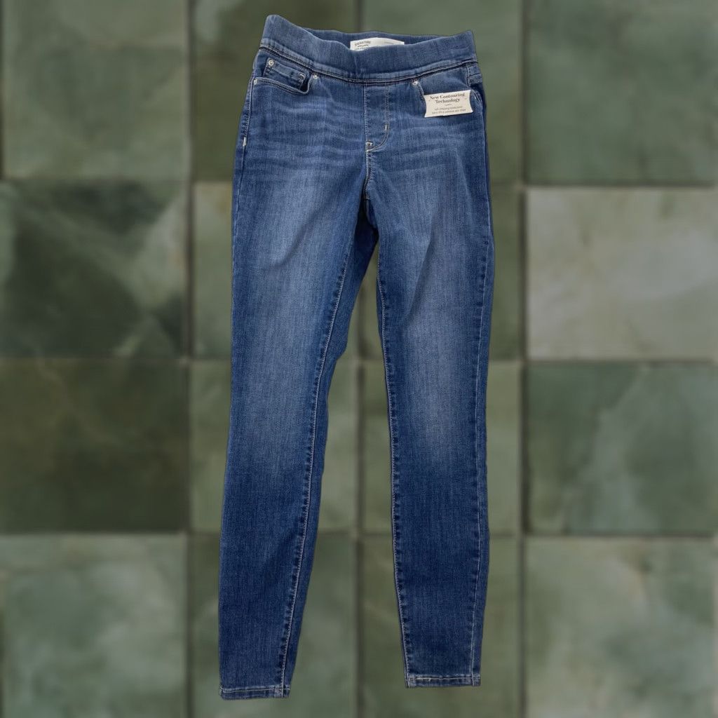 Levi's Levi's Signature Shaping Jeans Women's Super Skinny Stretch Size 2 Dark Wash Blue Size 26" / US 2 / IT 38 - 1 Thumbnail