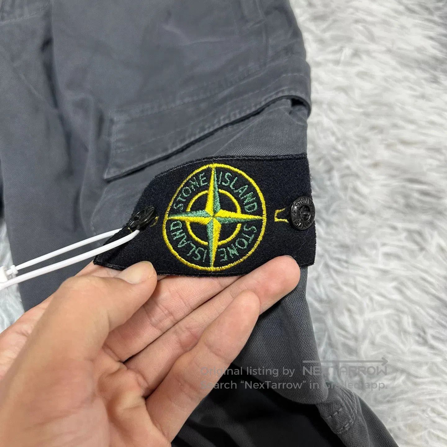 Stone Island stone island cargo pants in charcoal gray. Size US 32 / EU 48 - 3 Thumbnail