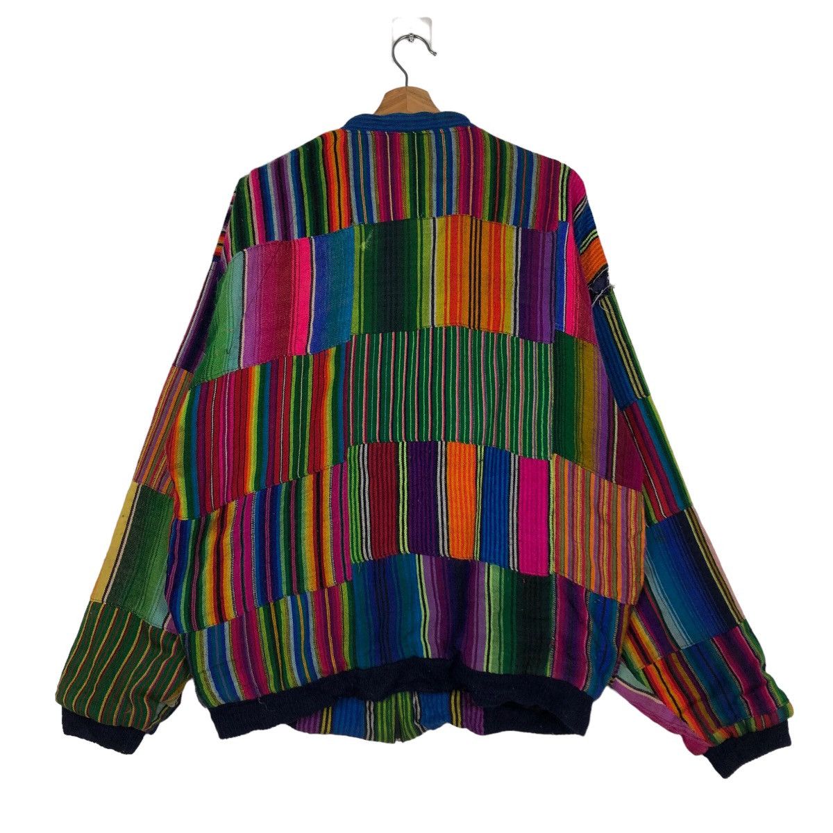 Vintage 🔥Vintage Zipper Jacket Multi Colour Knit Inspire Kapital Size US XL / EU 56 / 4 - 8 Thumbnail