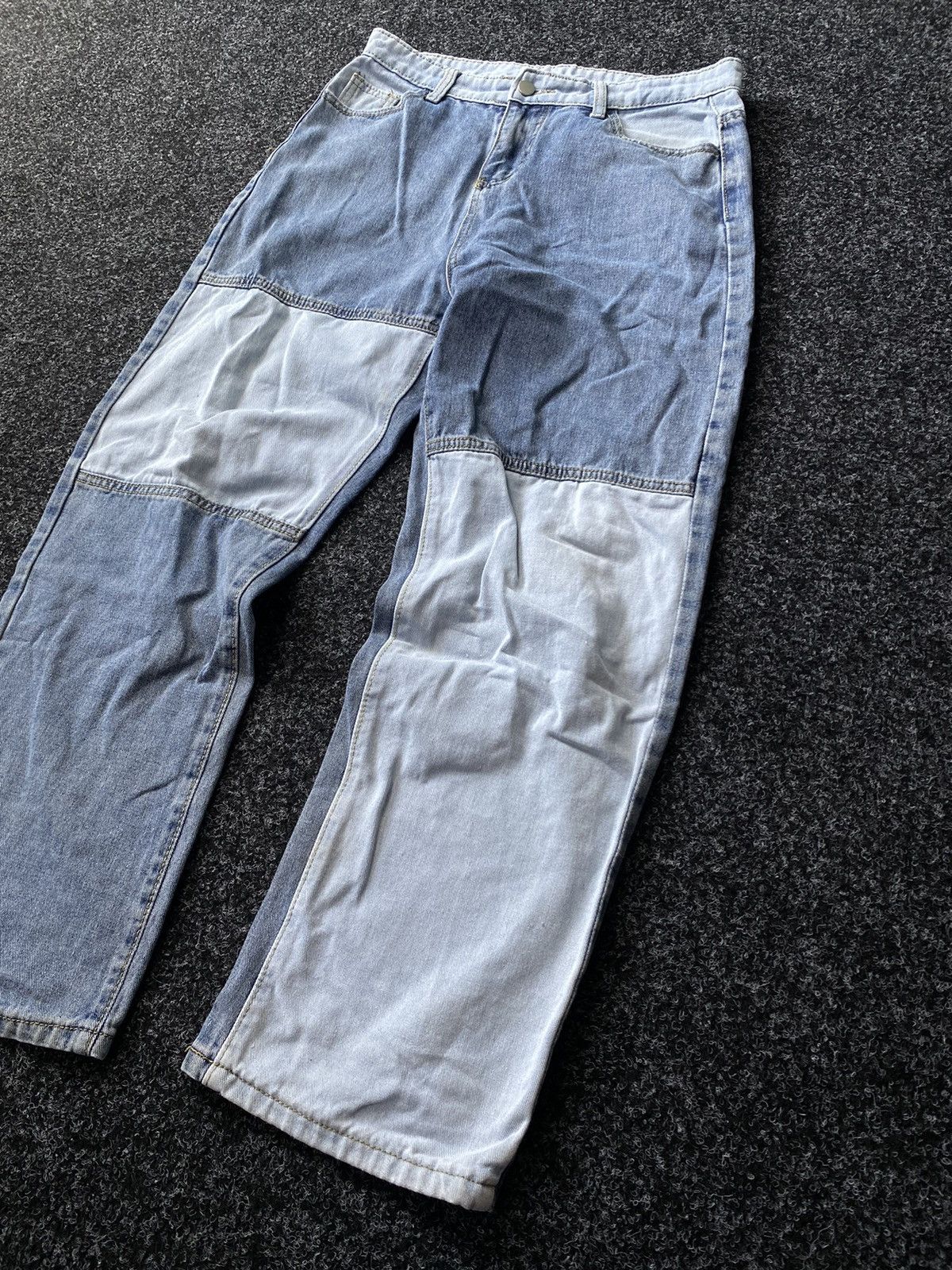 Jean × Vintage Blue Baggy Denim Jeans Size 30" / US 8 / IT 44 - 3 Thumbnail