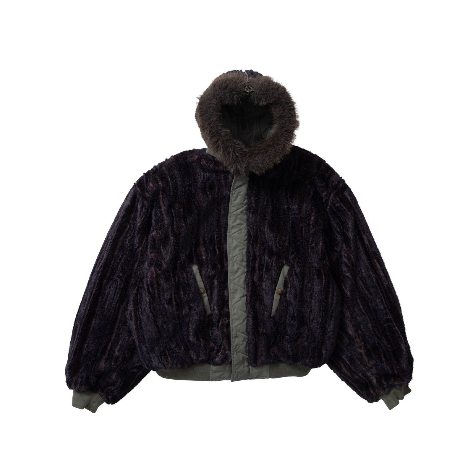 Balenciaga Balenciaga FW25 Garde Robe Fur Lined Hooded Bomber Size US M / EU 48-50 / 2 - 2 Thumbnail