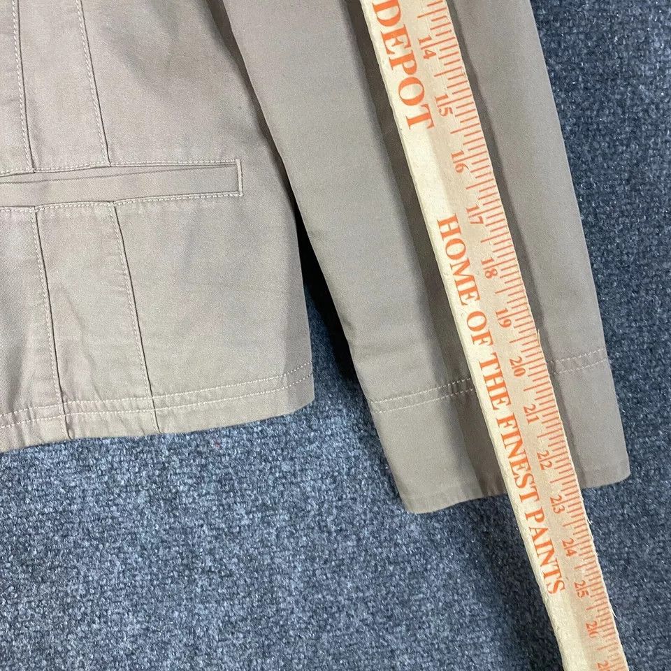 L.L. Bean LL Bean Coat Women's Size 10 Petite Tan 100% Cotton Adults Size L / US 10 / IT 46 - 6 Thumbnail