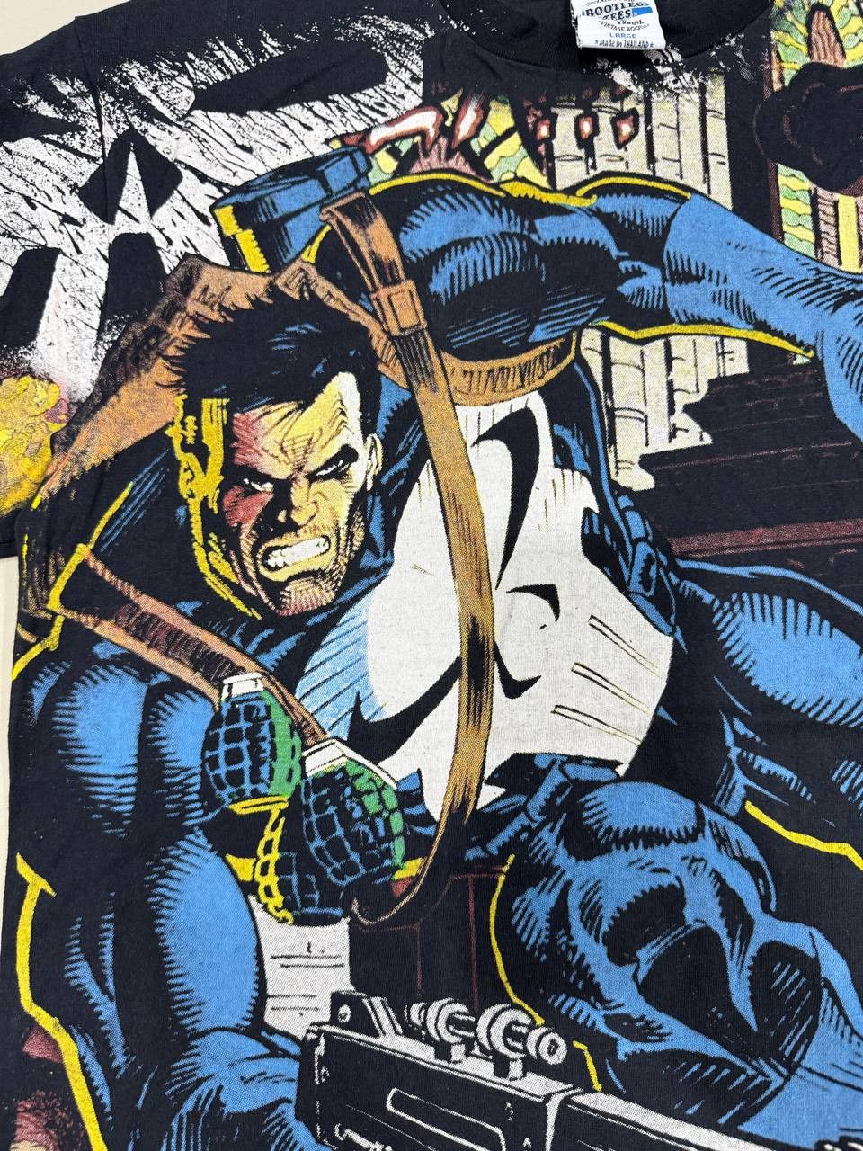 Vintage Vintage Bootleg The Punisher All Over Print Size US L / EU 52-54 / 3 - 2 Thumbnail