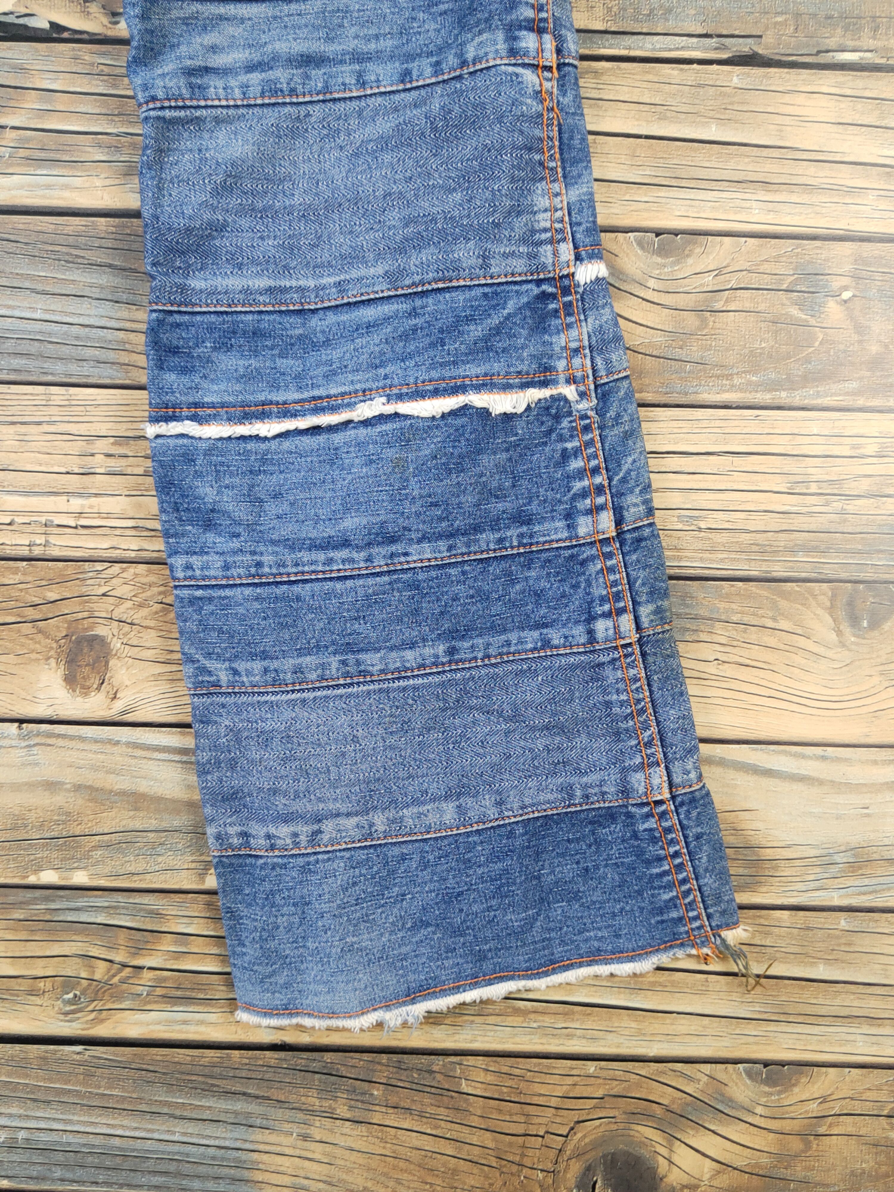 Japanese Brand DL Hagi Stye Like Hysteric Back & Forth denim Pants #W1593 Size US 27 - 14 Thumbnail