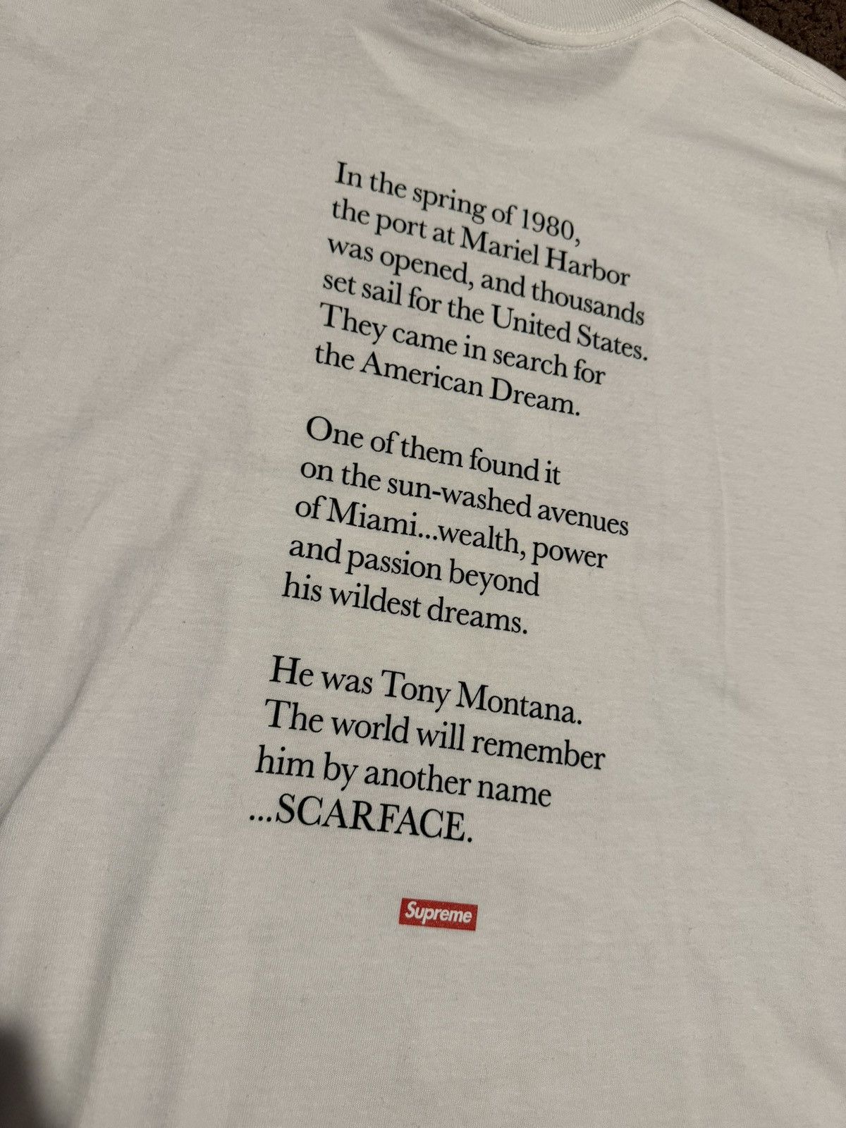 Supreme Supreme Scarface Friend Tee Size US XL / EU 56 / 4 - 6 Thumbnail