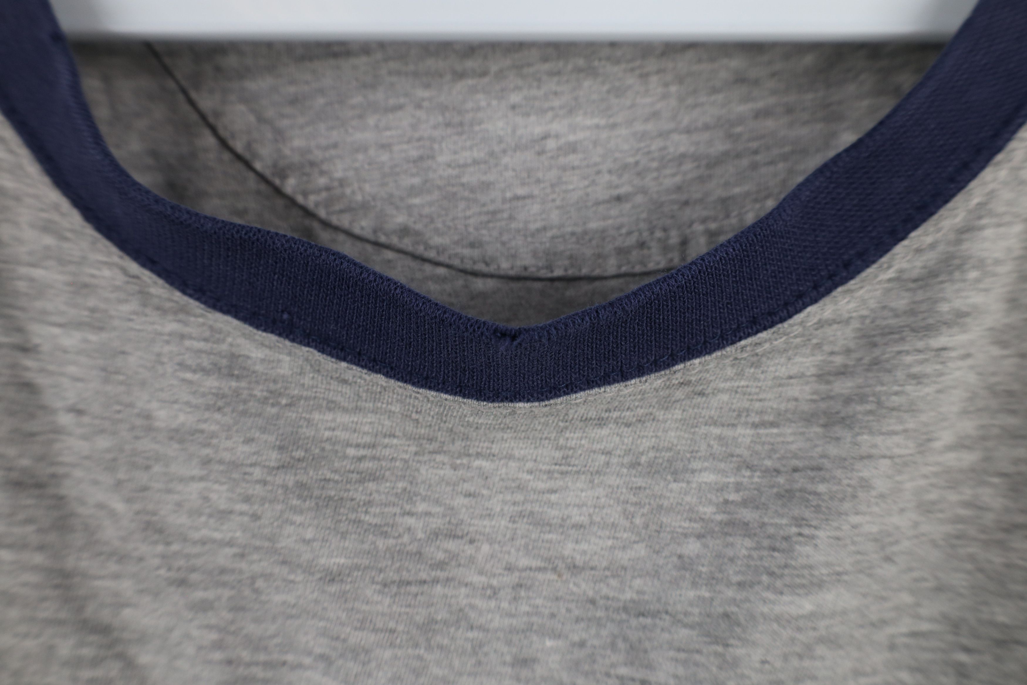Vintage Vintage 90s University of Michigan Ringer T-Shirt Gray Size US XXL / EU 58 / 5 - 9 Thumbnail