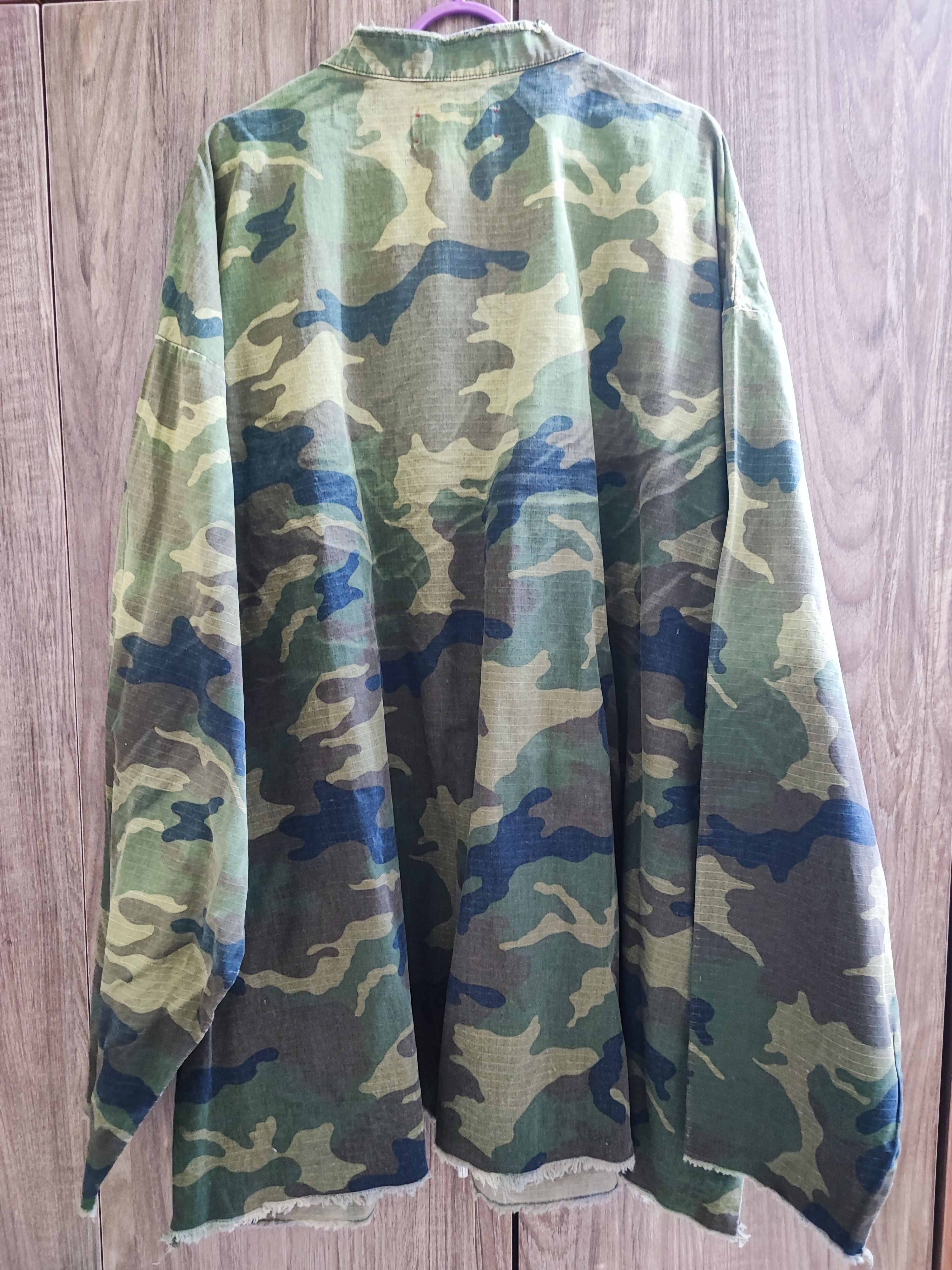 424 424 Camouflage Distressed Oversized Jacket Size US L / EU 52-54 / 3 - 3 Thumbnail