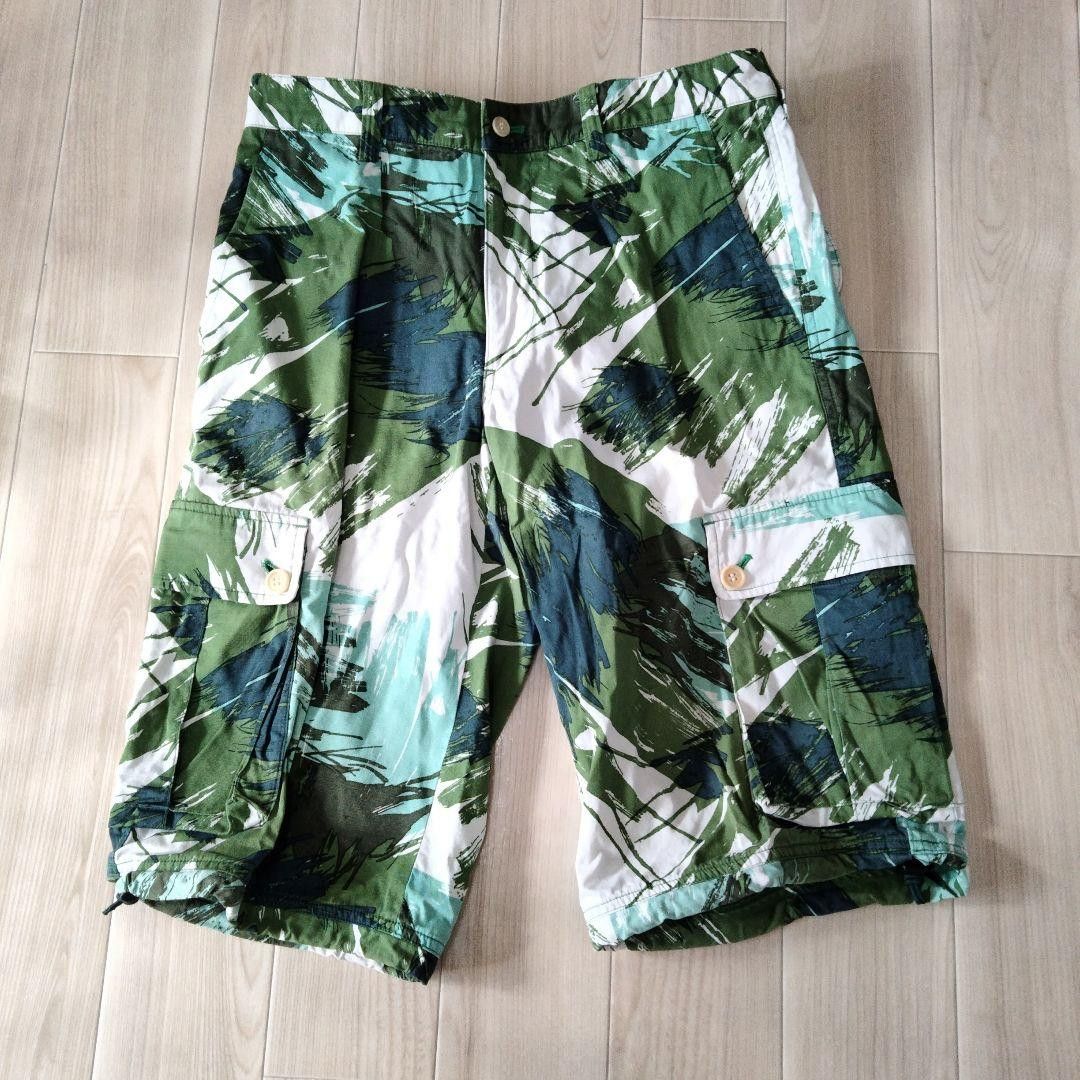 Issey Miyake × Japanese Brand ISSEY MIYAKE Safari Cargo Shorts Casual Pants Khaki Size US 31 - 1 Thumbnail