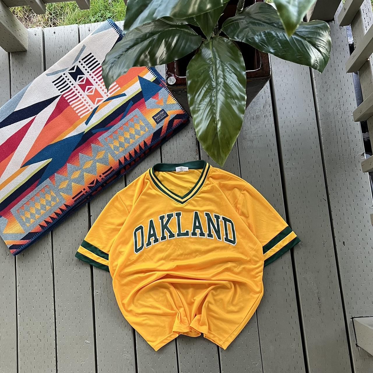MLB × Vintage Vintage 90s Majestic Oakland Athletics Baseball Jersey Size US XL / EU 56 / 4 - 3 Thumbnail