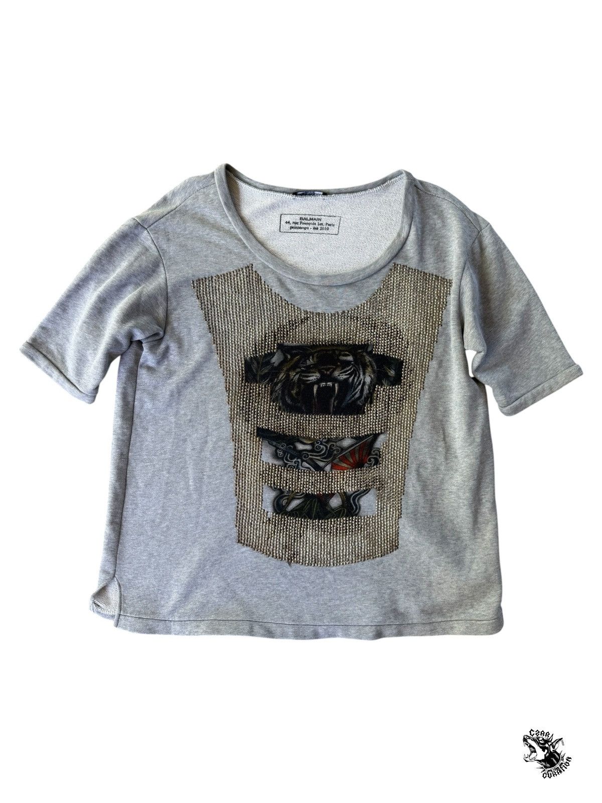 Pierre Balmain Balmain studded top Size US M / EU 48-50 / 2 - 1 Thumbnail