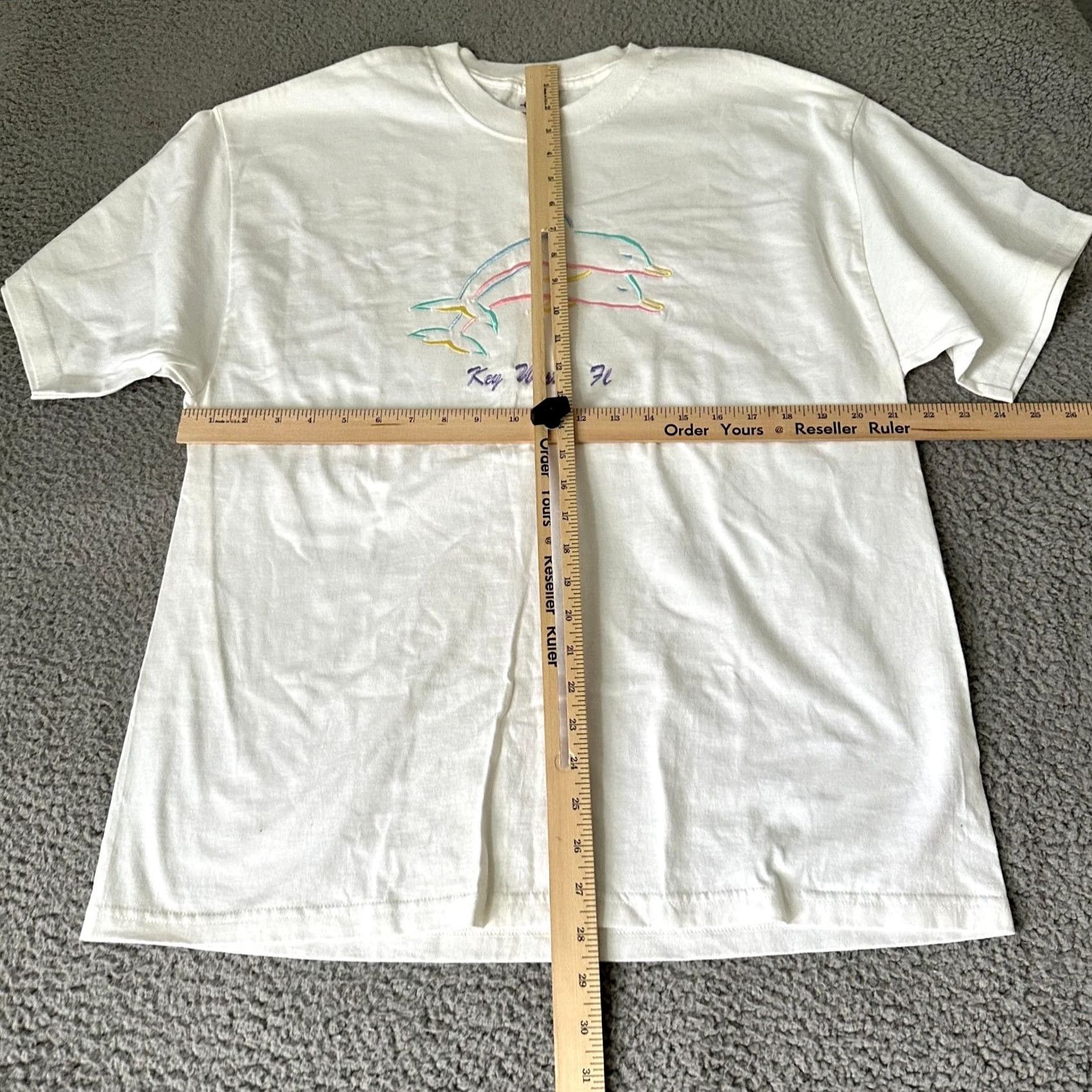 Vintage VINTAGE Key West Shirt Adult XL White Rainbow Mens Size US XL / EU 56 / 4 - 5 Thumbnail